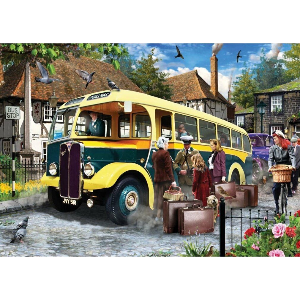 Jumbo Spiele Puzzle FALCON Puzzle Stihnout Bus 500 Teile, Puzzleteile
