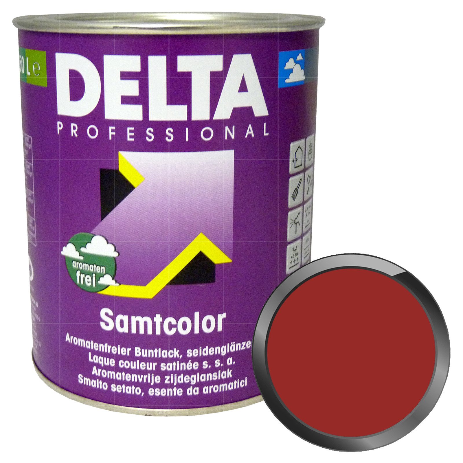 Delta Lack Professional Samtcolor - 0.75 Ltr