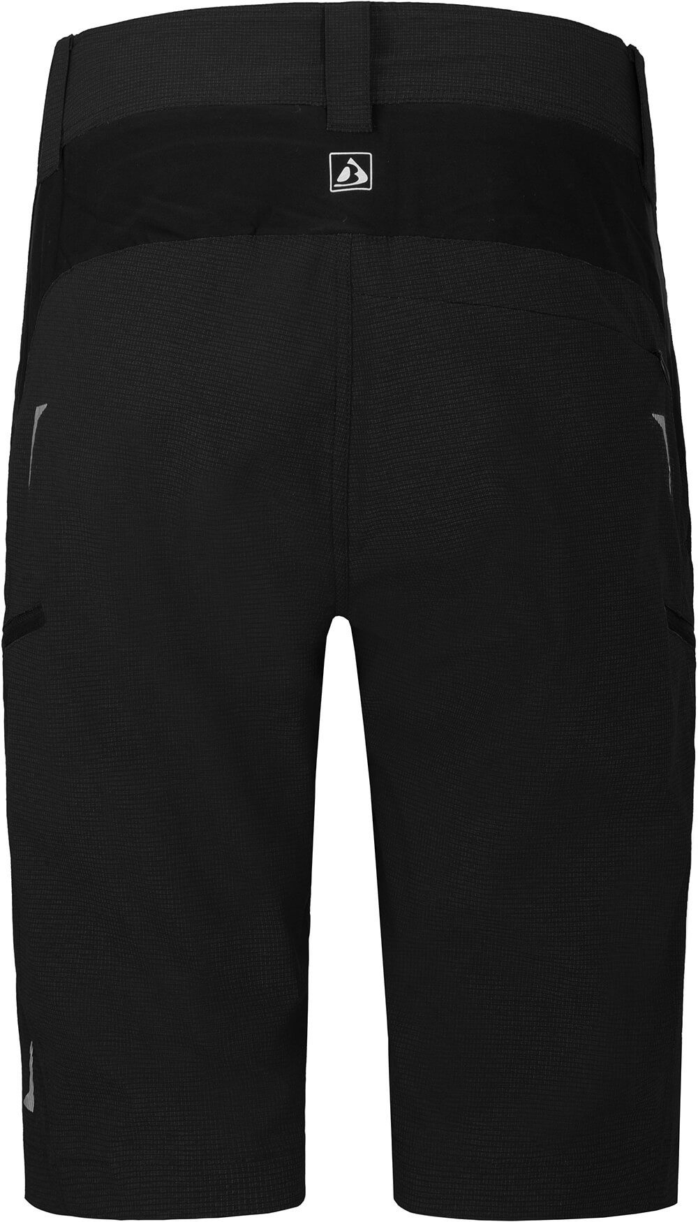 Bergson Outdoorhose VALLI Bermuda Damen Radshorts, robust, elastisch, Normalgrößen, schwarz