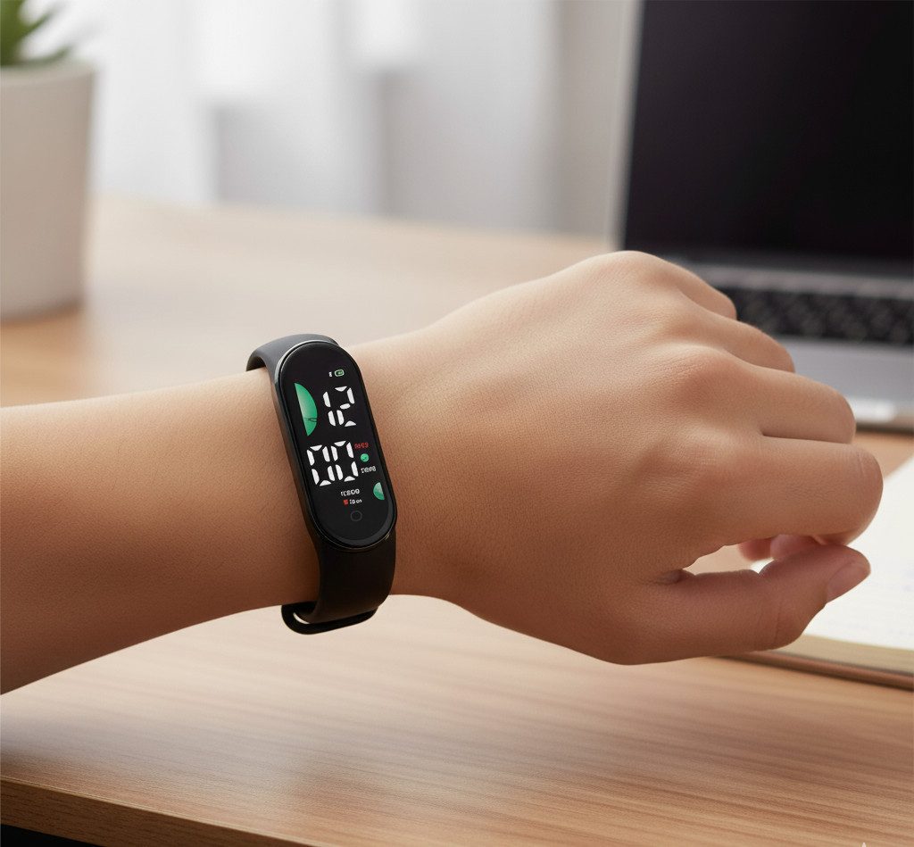 Taffstyle Quarzuhr Digitale Armbanduhr Silikon LED Sportuhr Gummi Kinderuhr Unisex bunt, (Unisex Silikonuhr mit LED Anzeige geeignet als Geschenkidee für Weihnachten Geburtstag und besondere Anlässe)