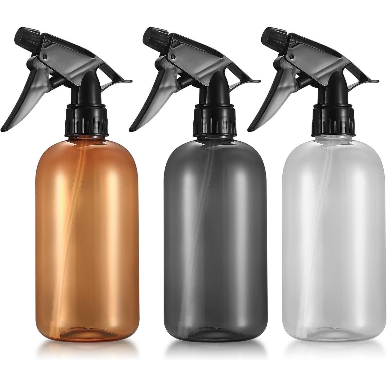 LuxusKollektion Sprühflasche 3er Set Sprühflaschen 500 ml - Leer Pflanzen Haare Kunststoff