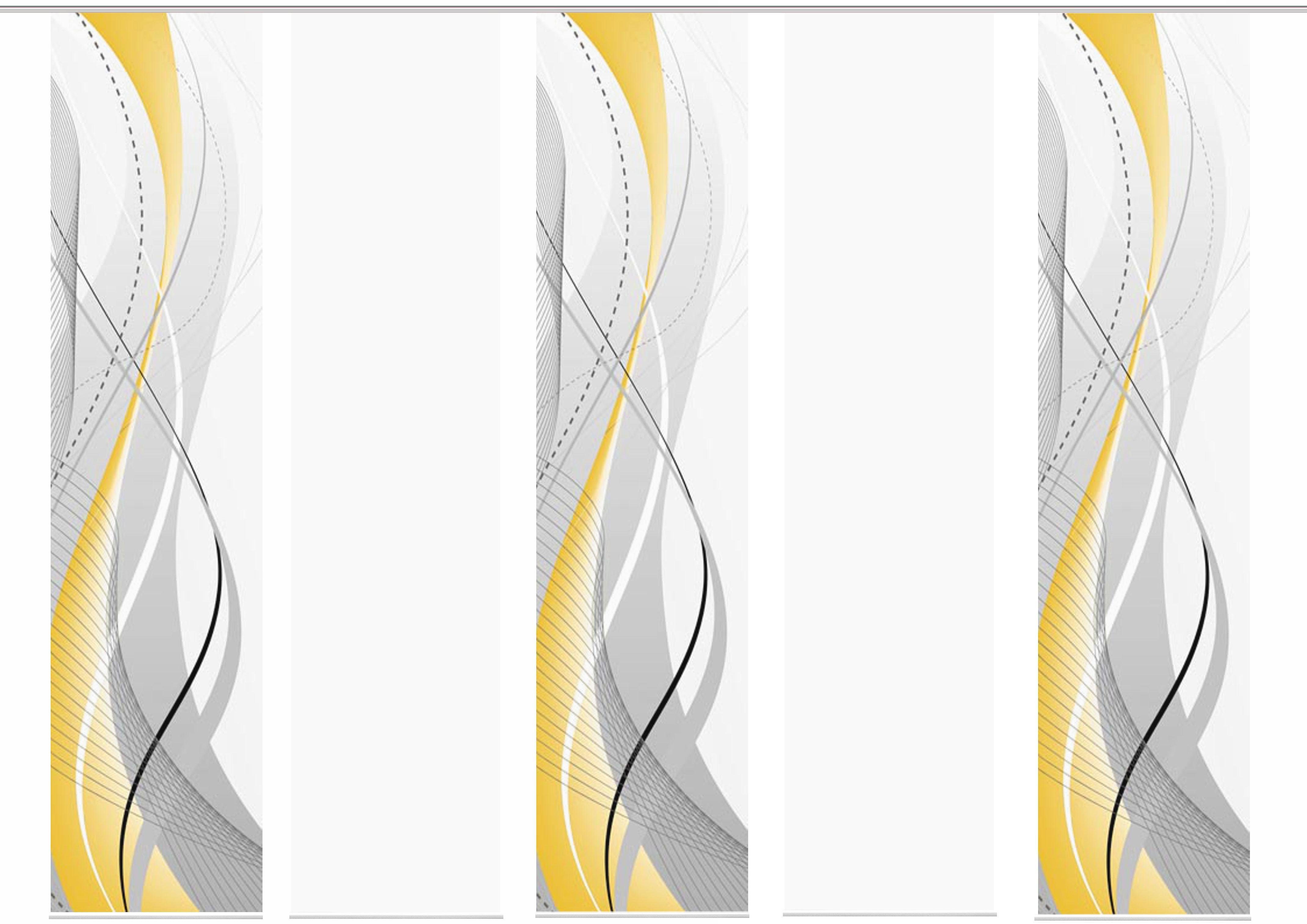 HOME WOHNIDEEN Schiebegardine CARLISLE 5ER SET (5 St), Paneelwagen, halbtra günstig online kaufen