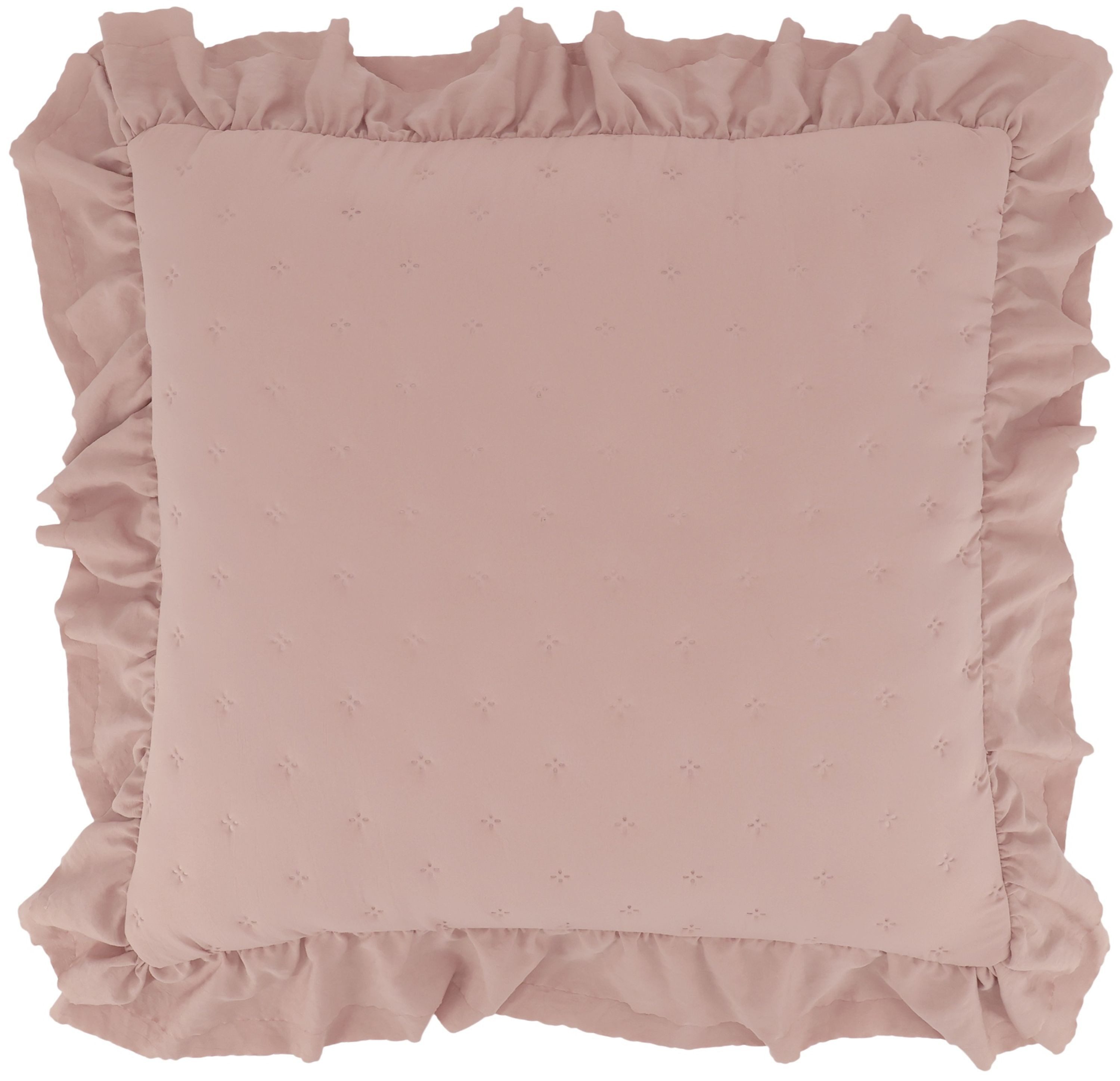 Chic Antique Kissenbezug Chic Antique - Kissenbezug Kissenhülle Aix Soft 50 x 50 cm Rüschen