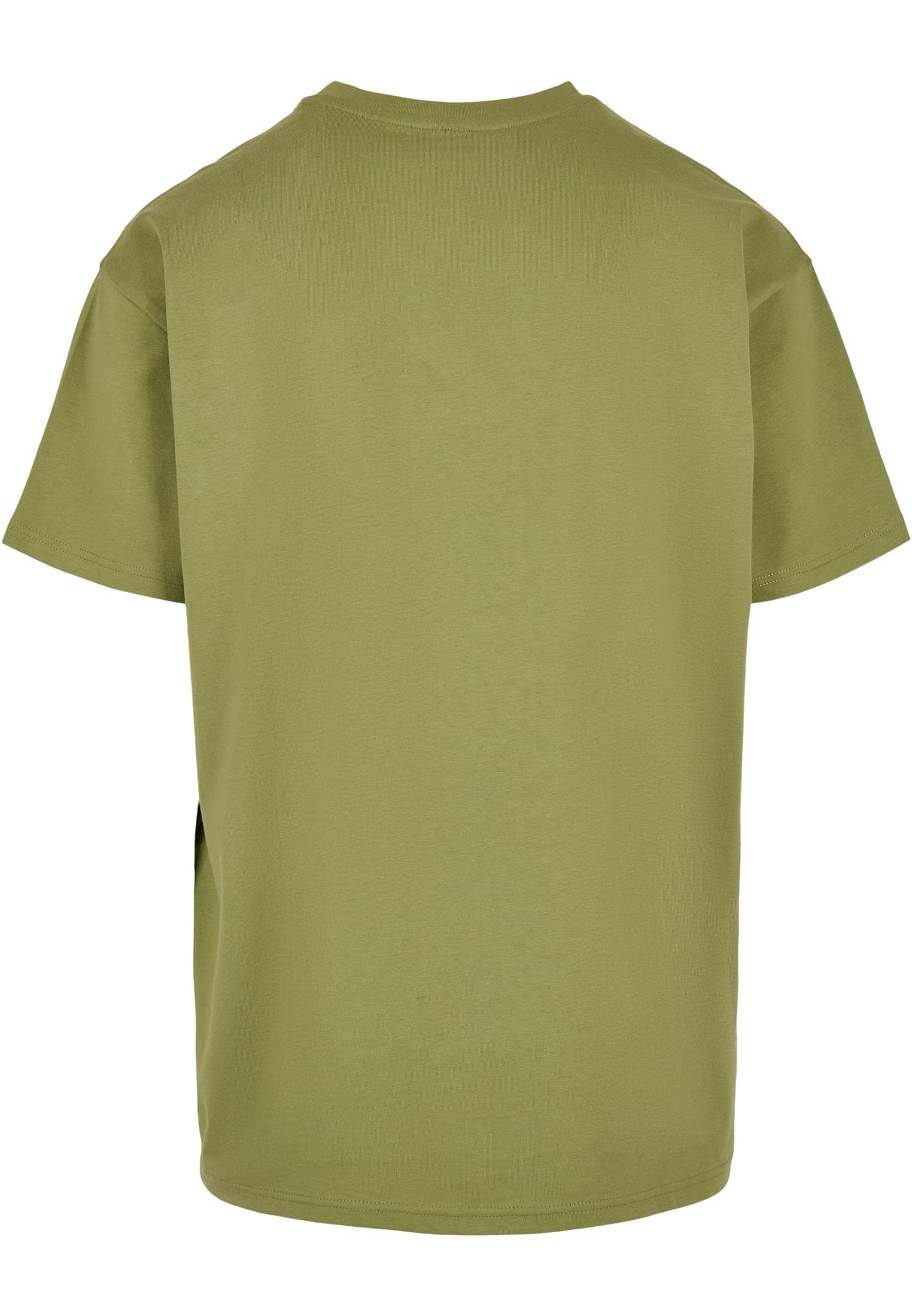 Tee Oversized T-Shirt URBAN (1-tlg) CLASSICS Heavy Herren newolive