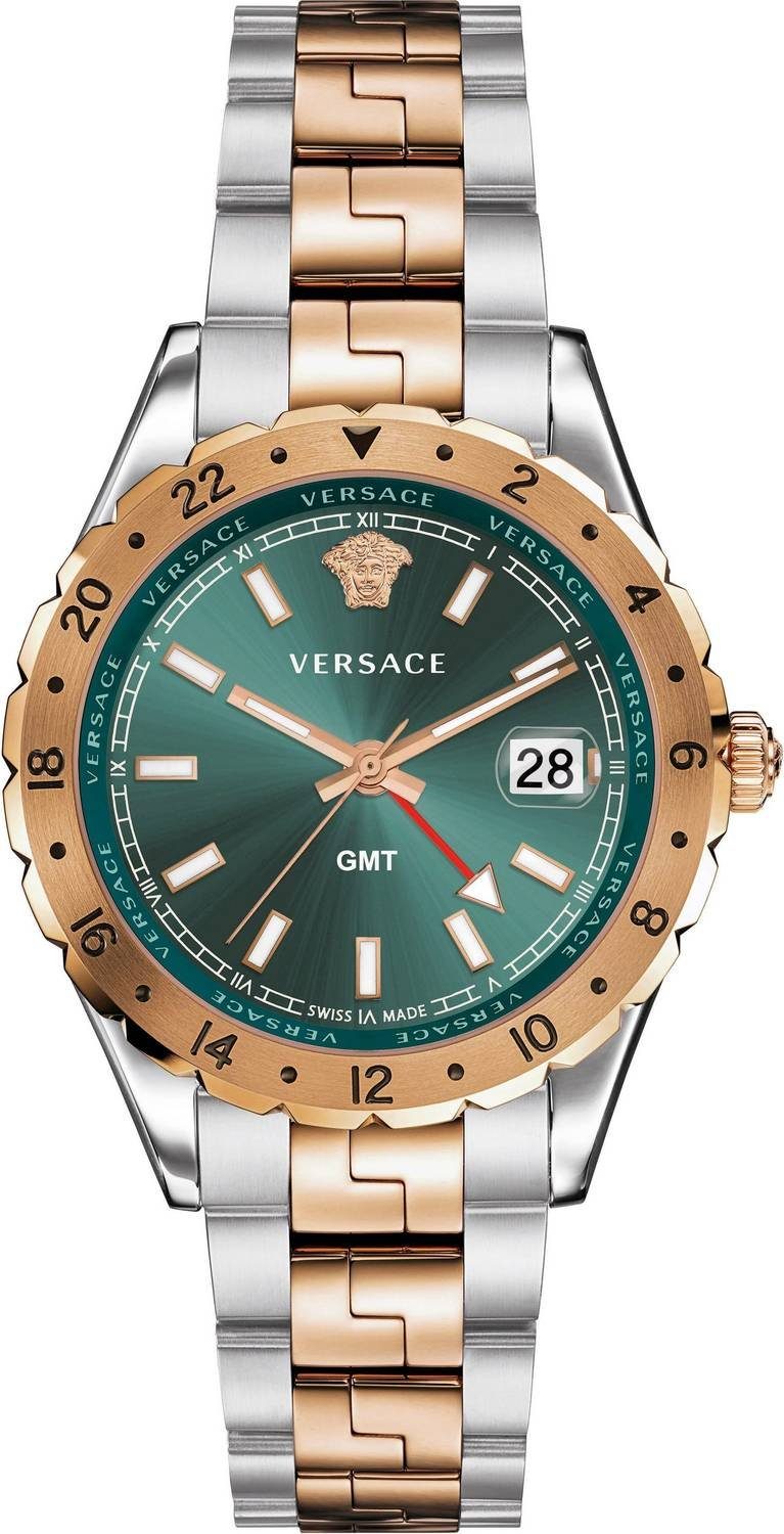 Versace Schweizer Uhr Hellenyium grün