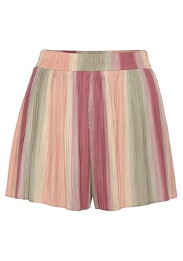 Vivance Shorts aus Plissee, mit Farbverlauf, leicht glänzend, kurze Hose