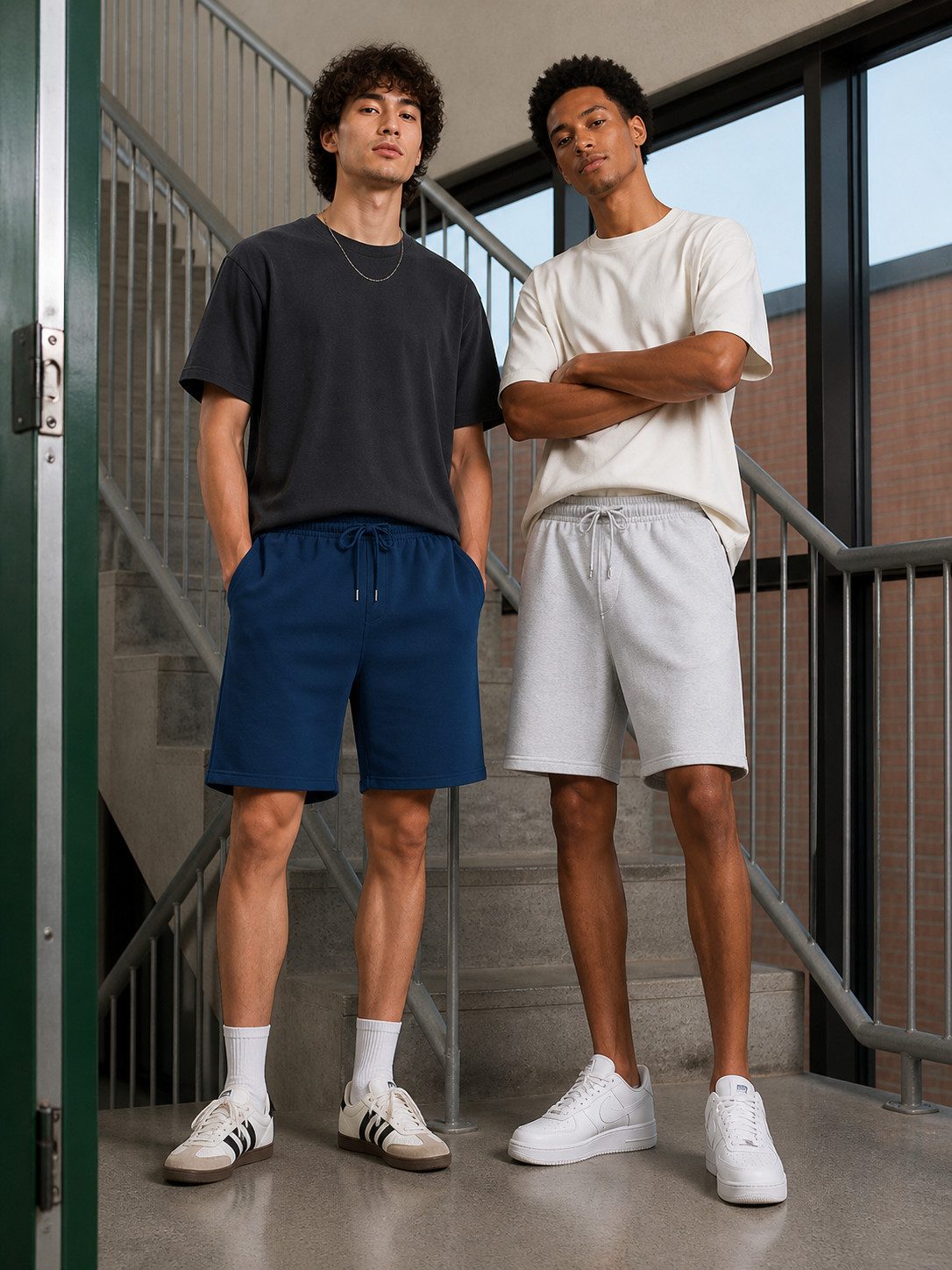 Sweatshorts Herren Shorts Kurz Sportshorts