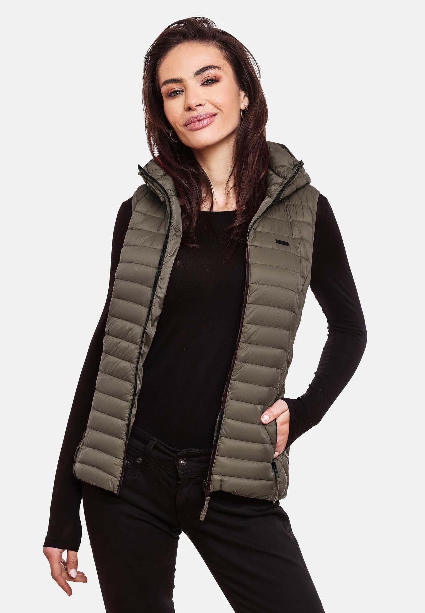 Marikoo Steppweste mit abnehmbarer Kapuze günstig online kaufen