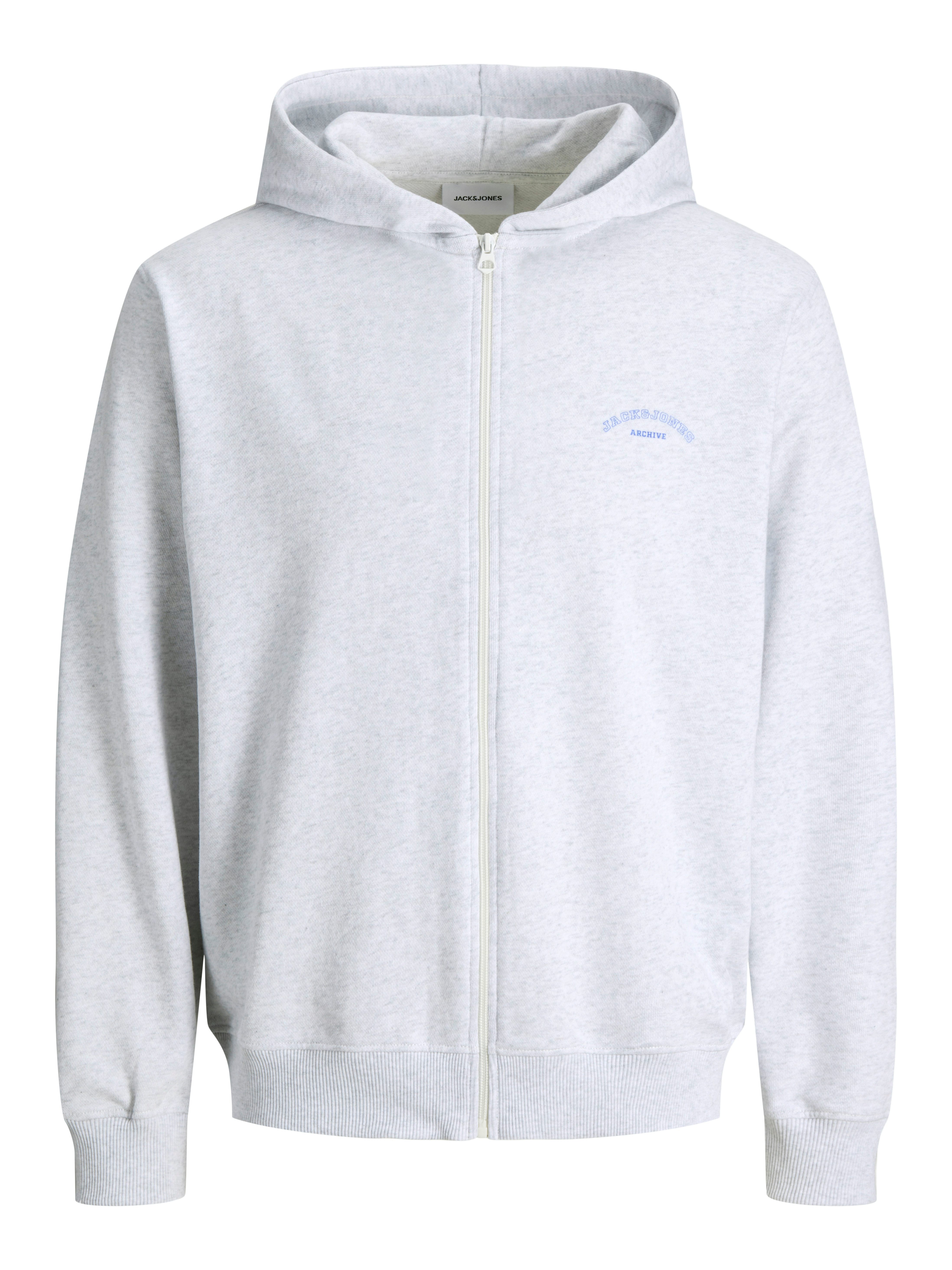 Jack & Jones Junior Kapuzensweatjacke JJCOLLEGE LOGO SWEAT ZIP HOOD JNR mit Logoprint