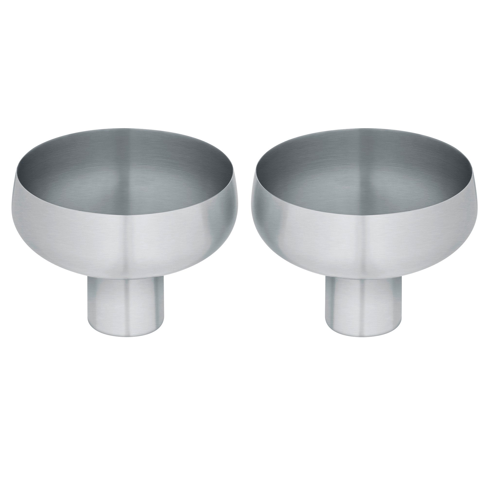 blomus Trinkschale Champagnerschale -KOYOI STEEL- 2er Set, Sektglas, Sektbecher, Edelstahl matt, aus Edelstahl, Pflegeleicht, Handpoliert, Vielseitiges Nutzen