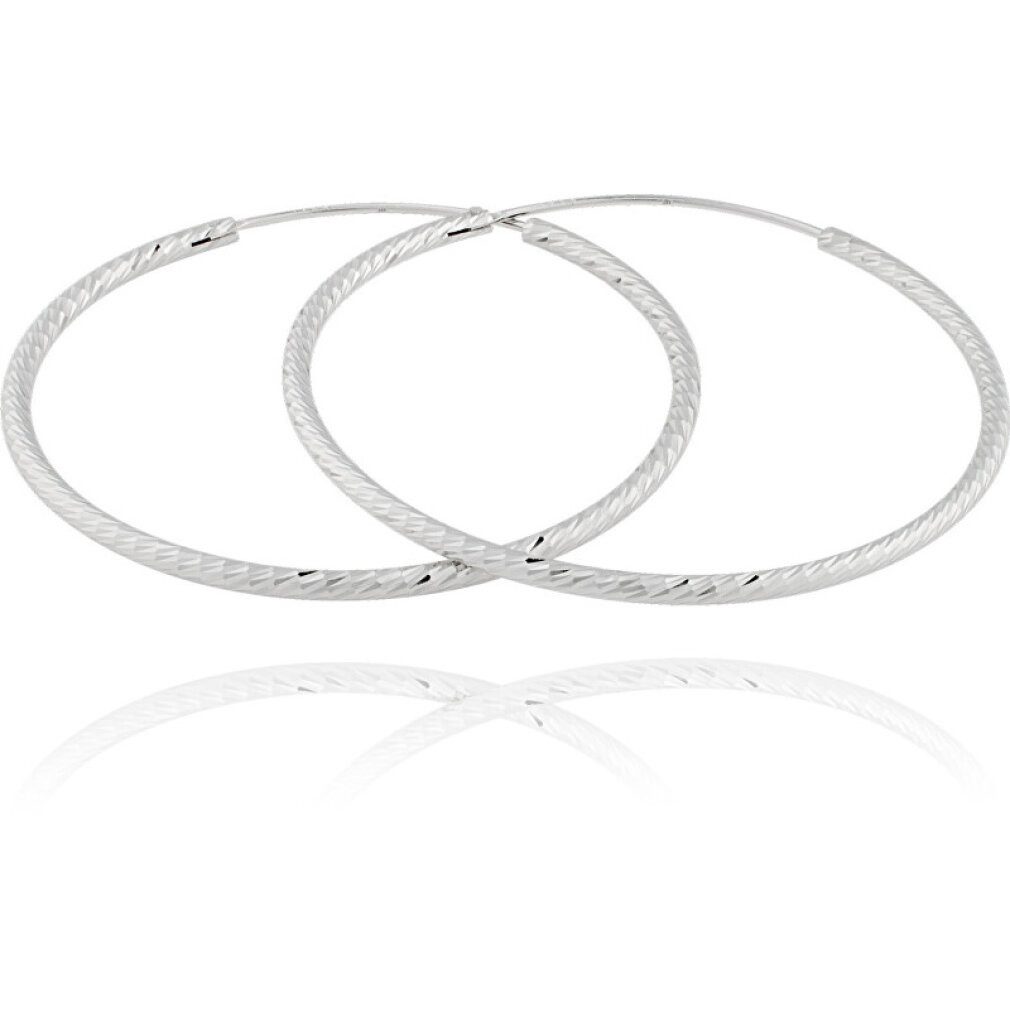 JVD Ohrring-Set Silver earrings rings SVLE0215XD500 - Diameter: 3 cm