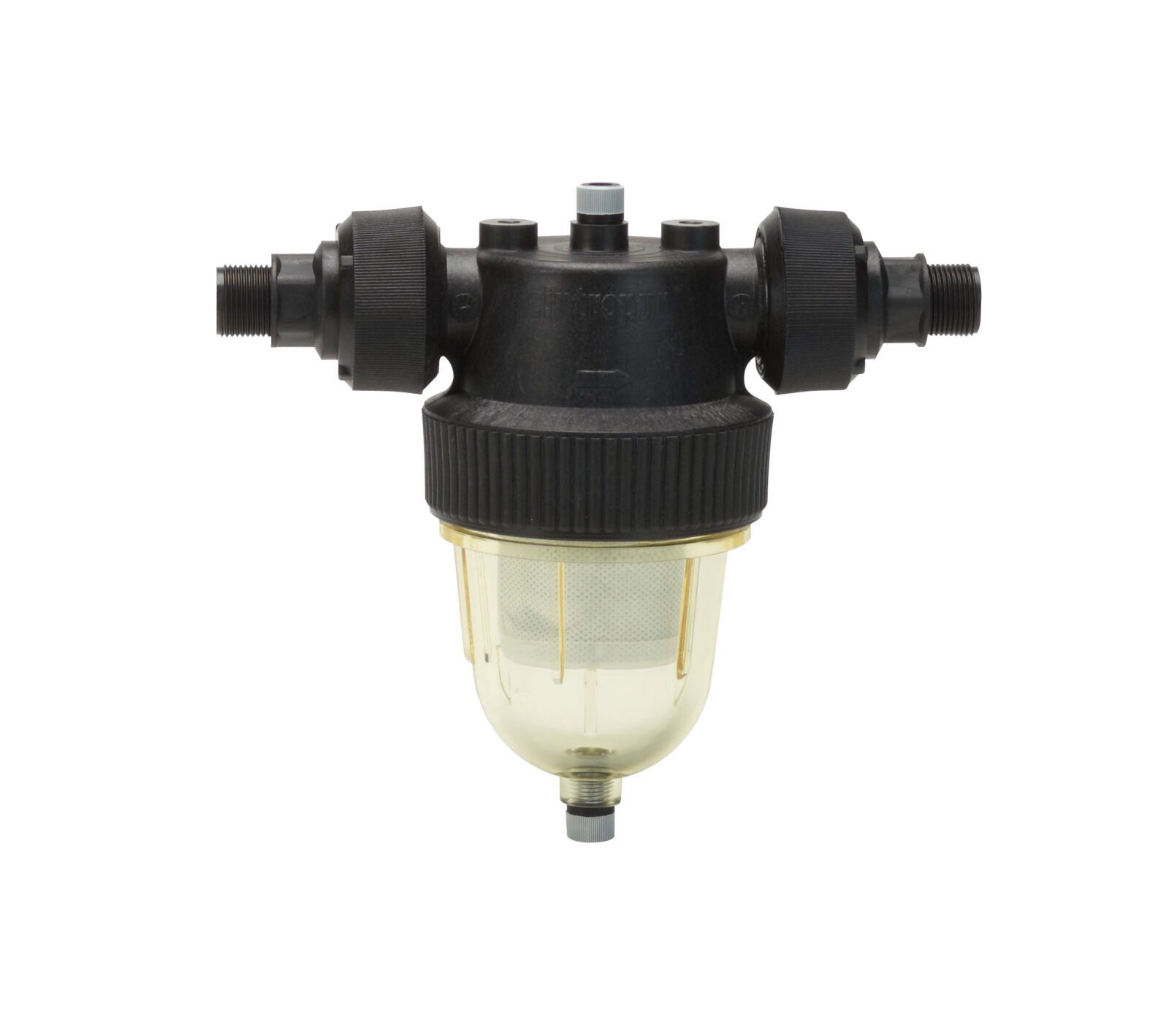 Aquintos Wasseraufbereitung Kalk- und Wasserfilter Wasserfiltergehäuse 5" x 2,5" - 25µ, Zubehör für 10 bar druckbeständig, Mit Filter