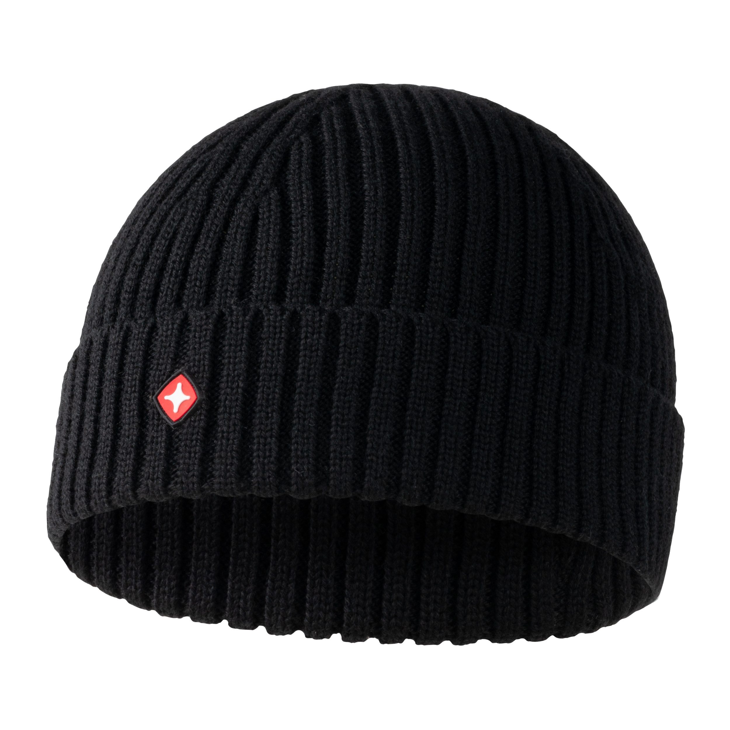 Höhenhorn Strickmütze Nordföhn Knitted Beanie Merinowolle Herren Damen Unisex Wintermütze Einheitsgröße, warm, weich, schnelltrockned