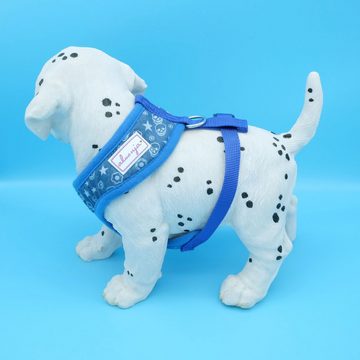 Alvonja Hunde-Geschirr Hundegeschirr kleine, mittlere, große Hunde Welpen Totenkopf, Polyester, verstellbar, verschiedene Größen