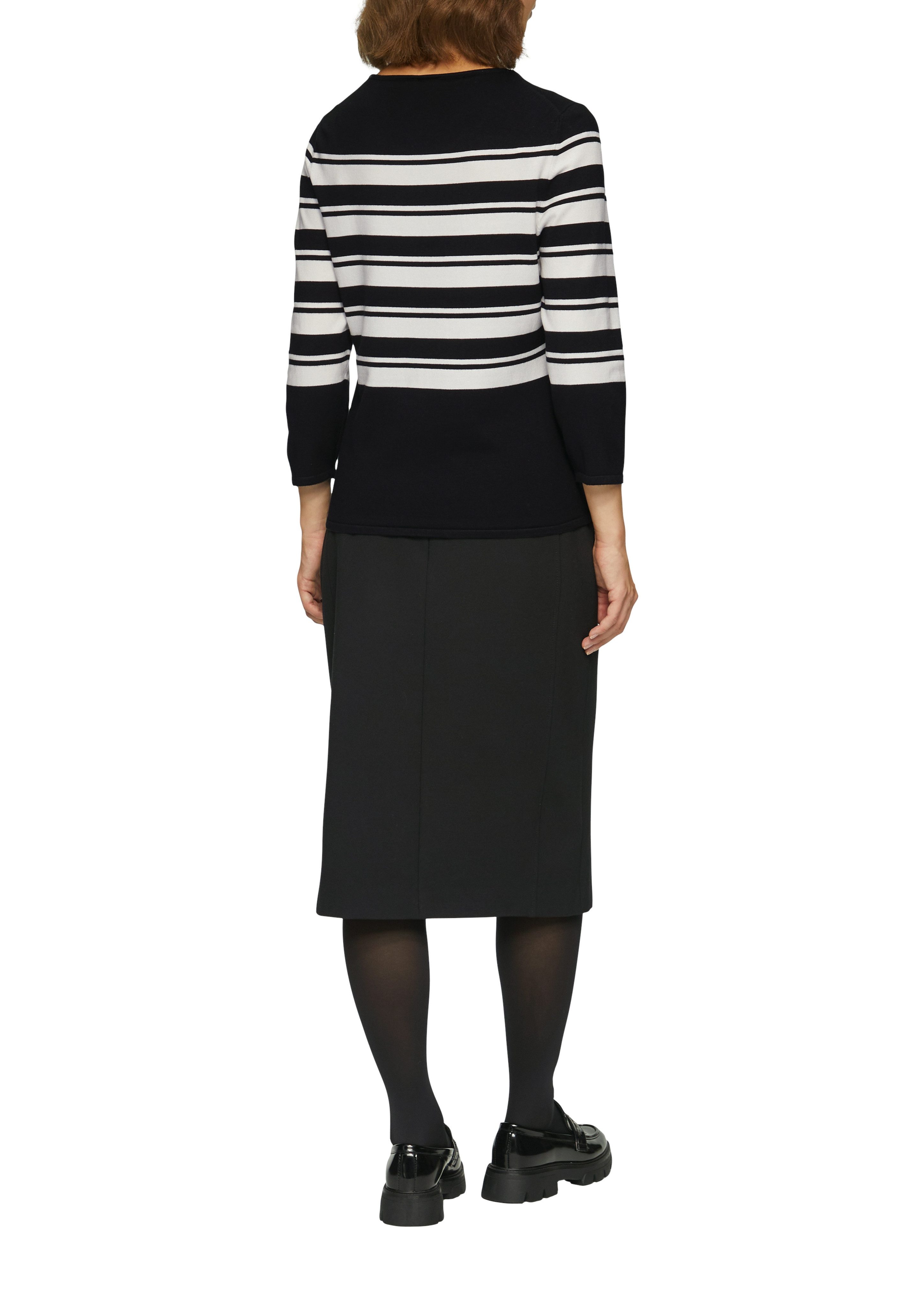 s.Oliver BLACK LABEL Streifenpullover mit Streifenmuster