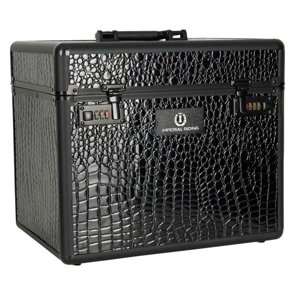 EPONA Fellpflege Imperial Riding - Grooming box IRH-Shiny - Black-Black Croco, (1-St)