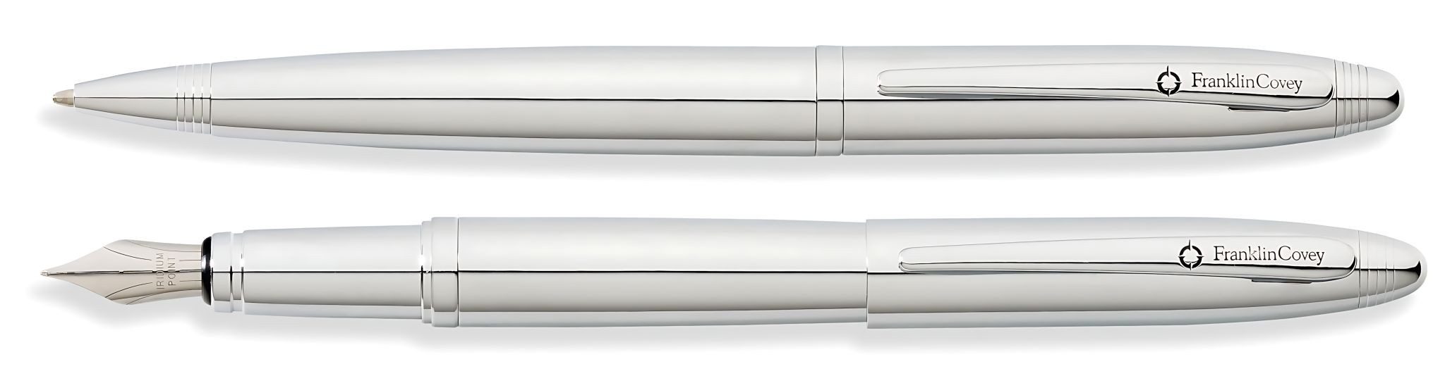 CROSS Füllfederhalter Cross Lexington Schreibgeräteset Glanz-Chrom,Kugelschreiber+Füller