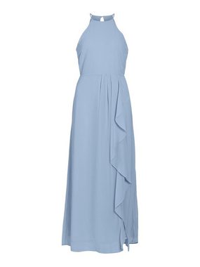 Vila Shirtkleid Maxi Kleid Abschluss Hochzeitsgast Dress VIMILINA (lang) 5478 in Blau