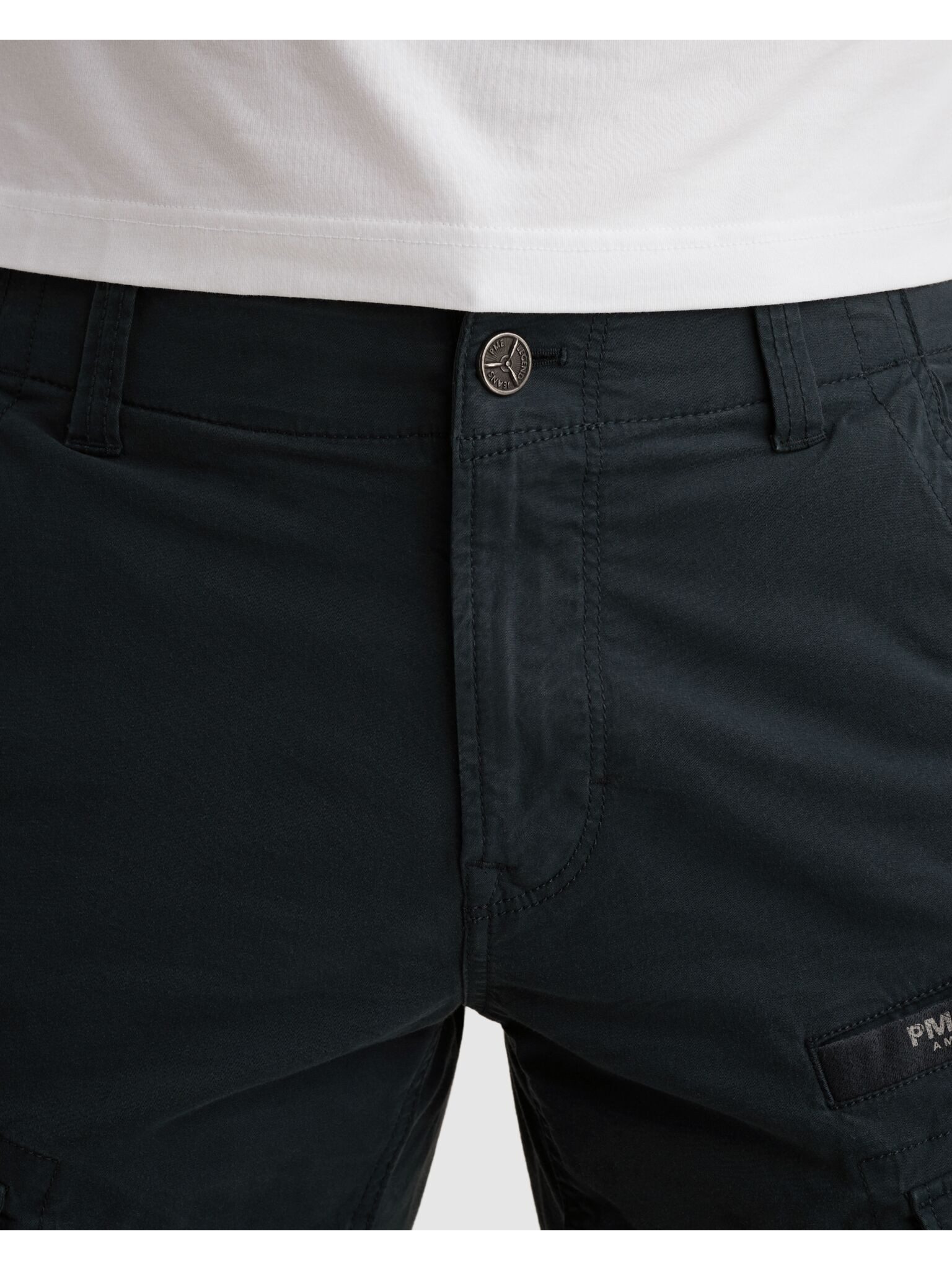 PME LEGEND Cargobermudas NORDROP CARGO SHORTS STRETCH TWILL normale Passform, mit Gürtelschlaufen, unifarben – Bild 3 von 5