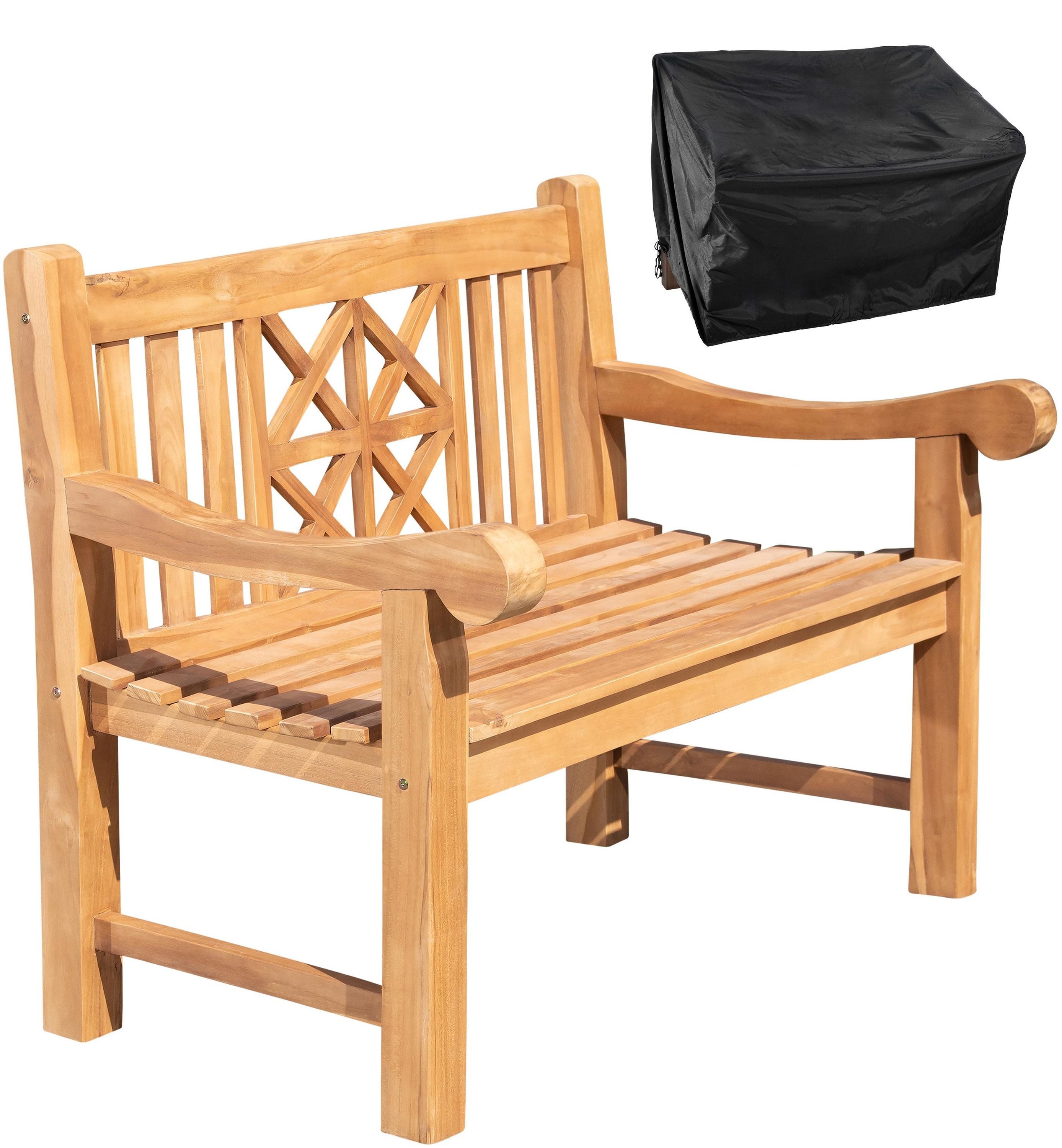 CLP Gartenbank Teakbank 120 cm mit günstig online kaufen