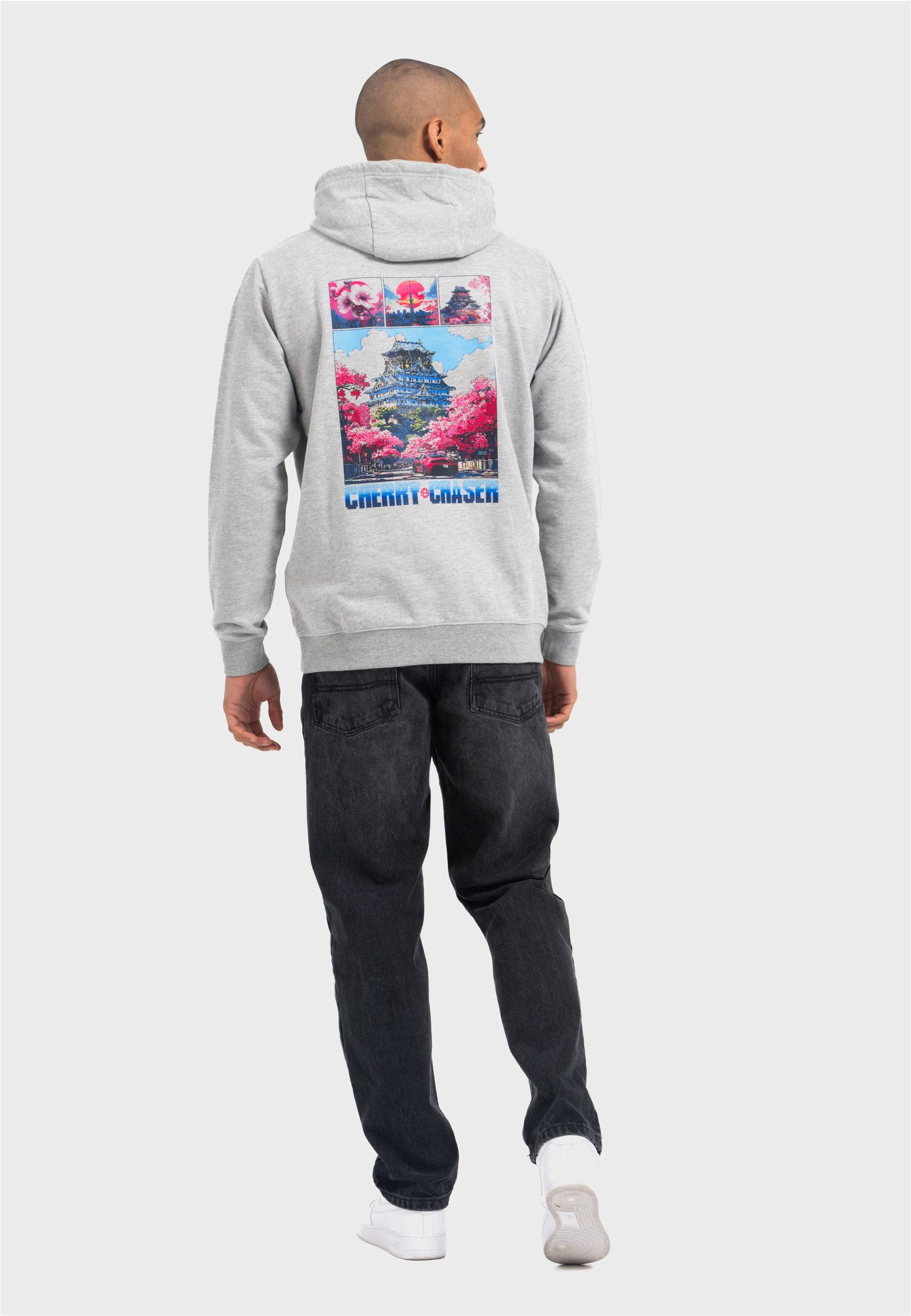 Oldskull Kapuzensweatshirt Retro Cherry Chaser Logo günstig online kaufen