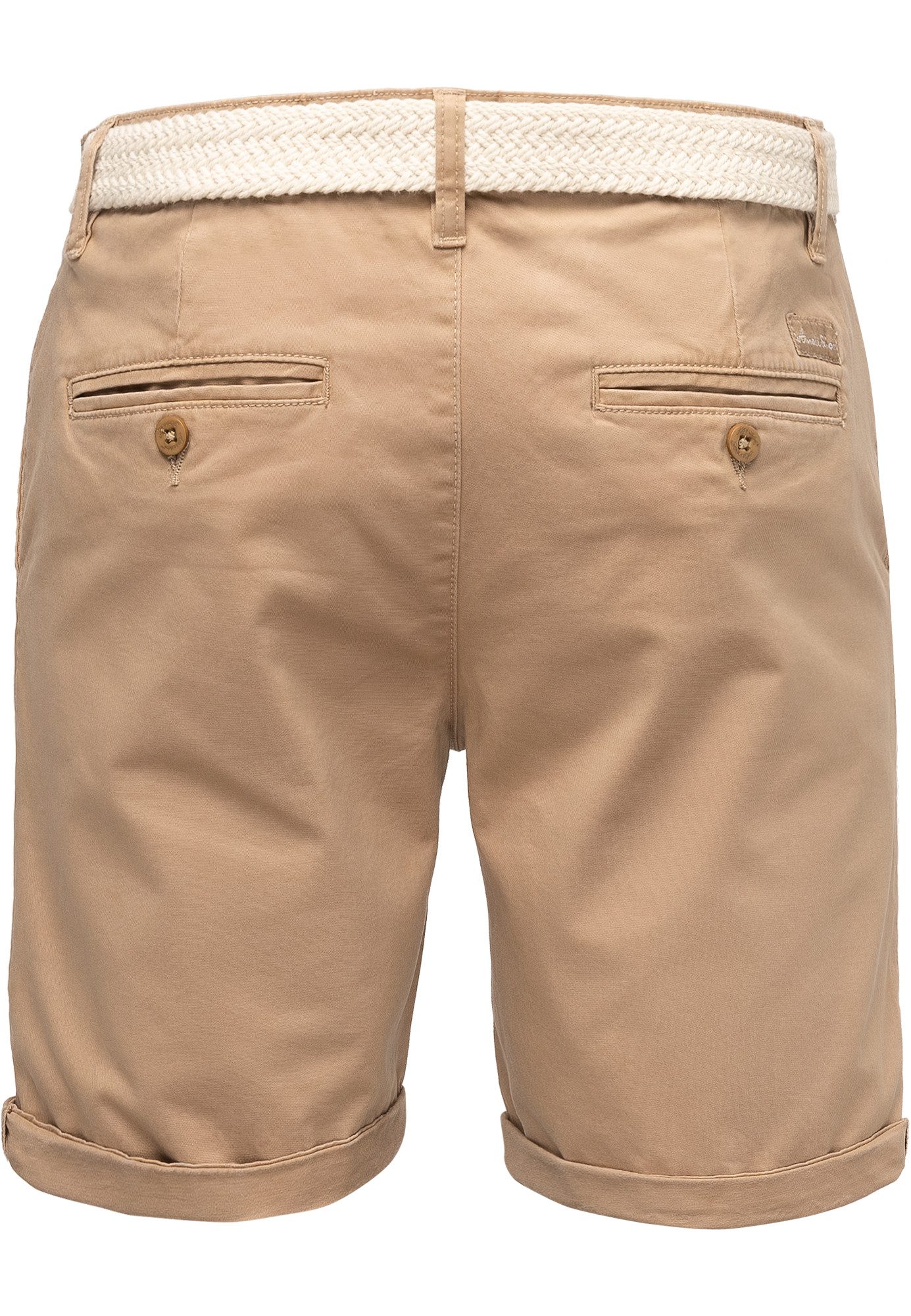 Amaci&Sons Chinoshorts BERWYN Chinoshort inkl. Gürtel Herren Bermuda Short günstig online kaufen