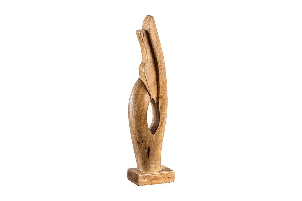 riess-ambiente Dekoobjekt AMARA 45cm natur – Mangoholz, handgefertigt, Design, Skulptur (Einzelartikel, 1 St), Deko-Holzfigur für Wohnzimmer & Regal – ideal für edle Einrichtung