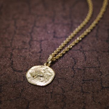 trendor Kette mit Anhänger Sternzeichen für Stier Gold 333 Anhänger +