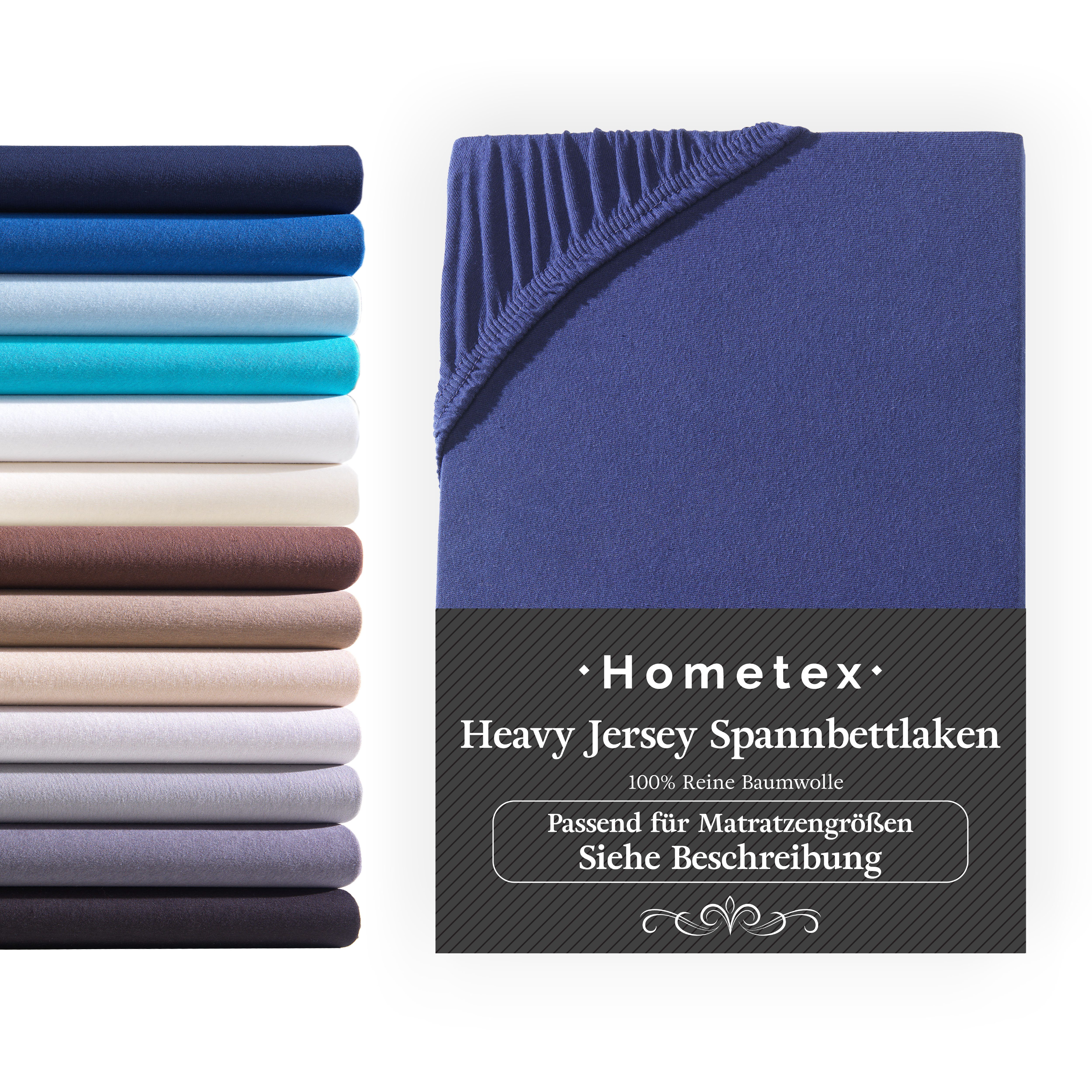 Hometex Premium Textiles Spannbettlaken Exclusive Split Topper-Spannbettlak günstig online kaufen