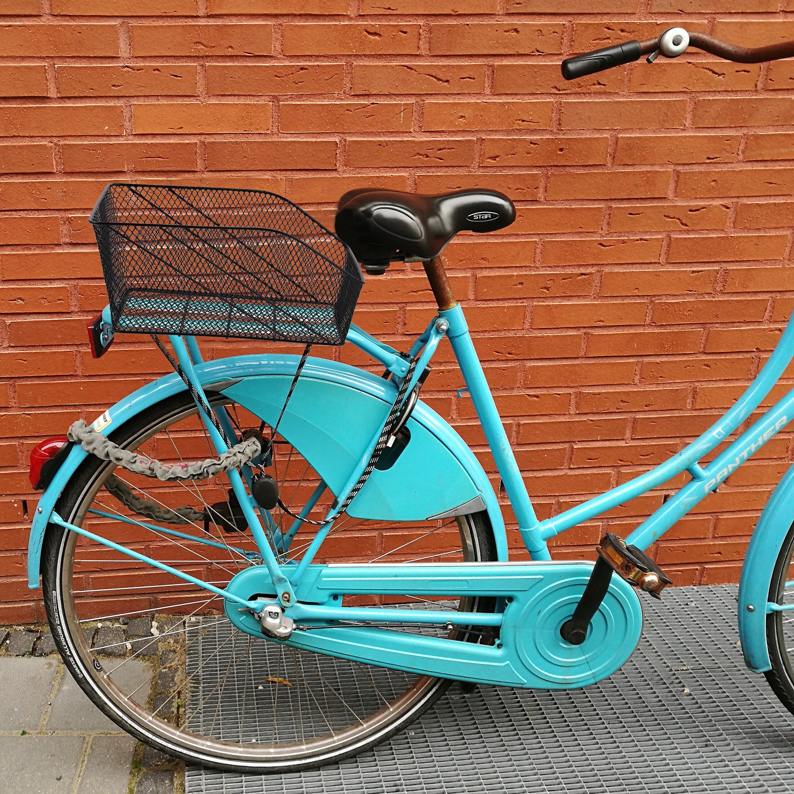 relaxdays Fahrrad-Gepäckträger Fahrradkorb für hinten