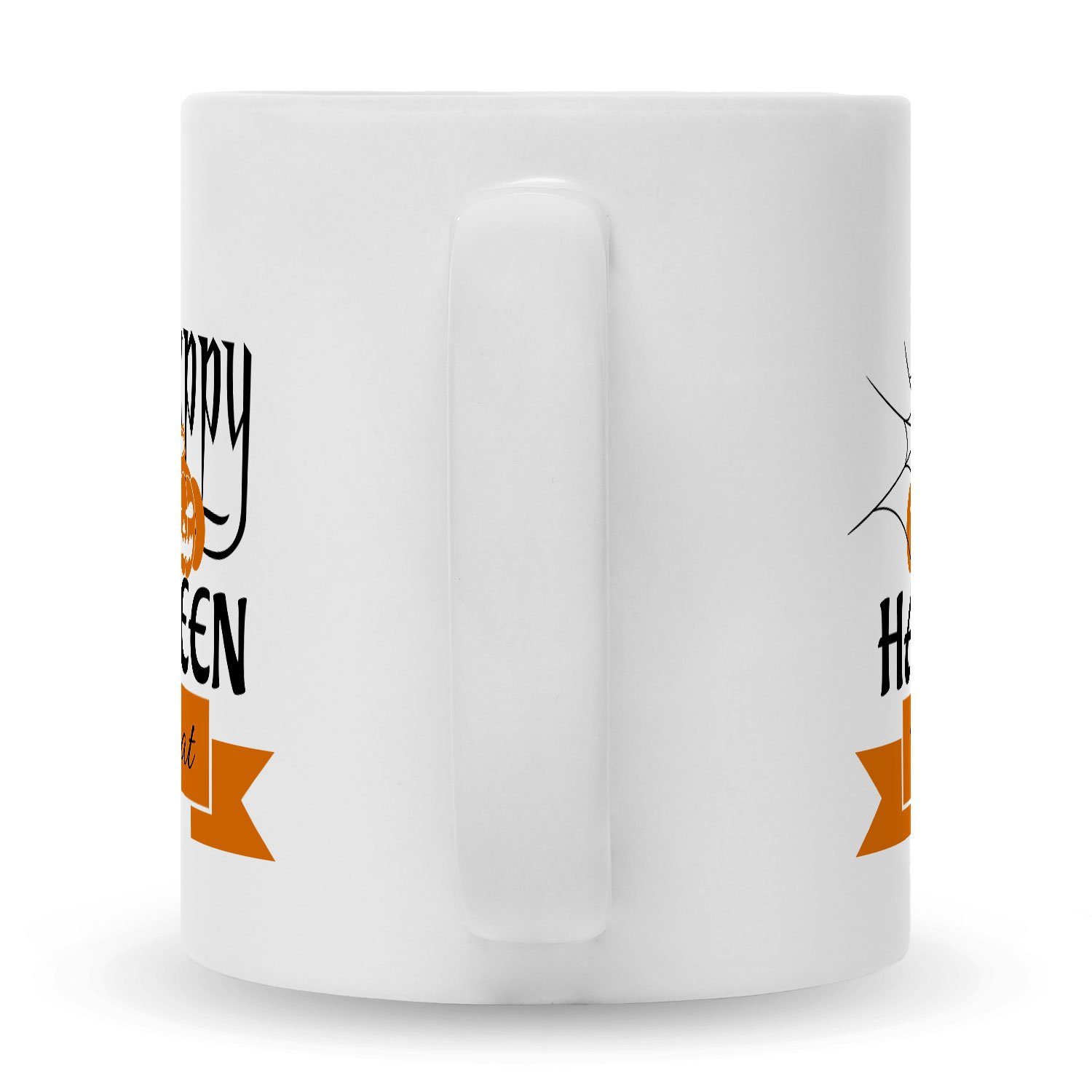 GRAVURZEILE Tasse im Motiv mit Weiß & Geschenk Halloween für Ihn V2 - - Sie Design Happy