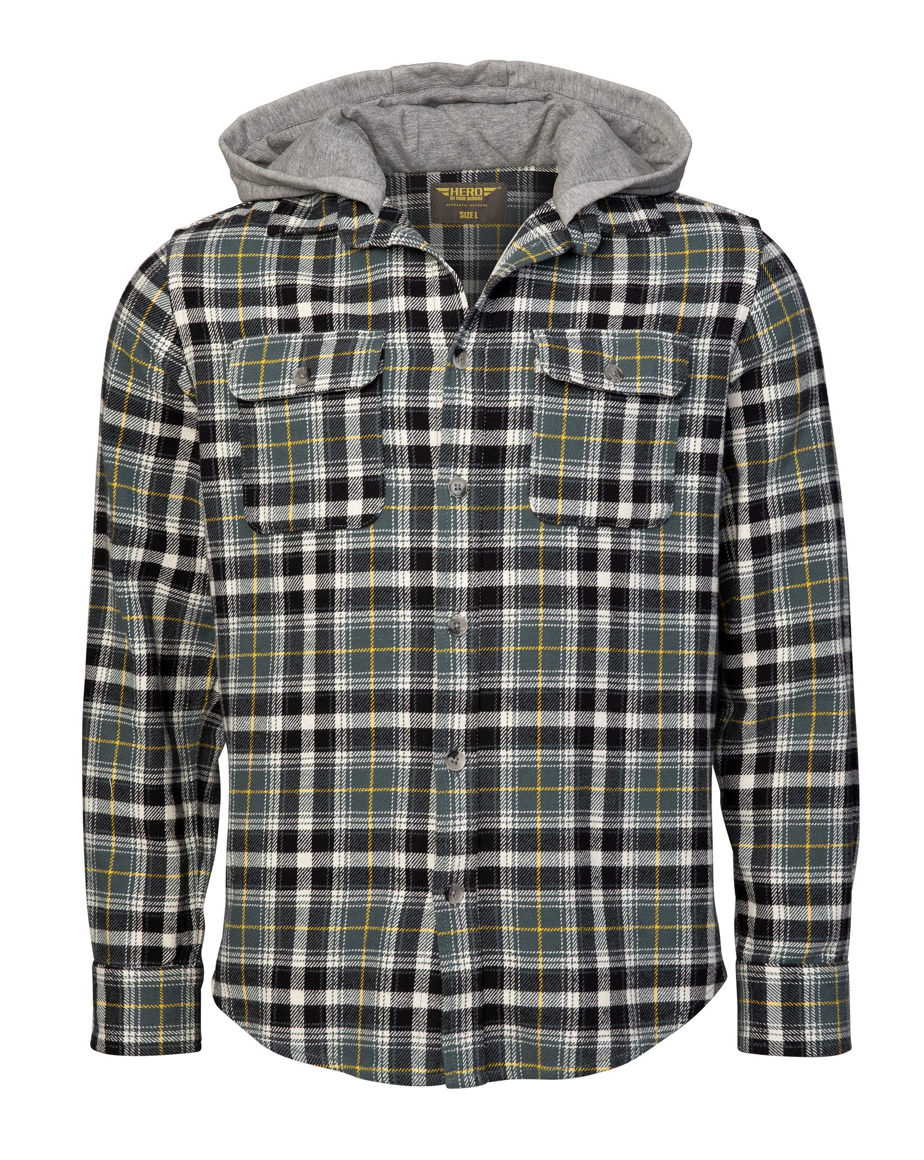 HERO by John Medoox Fleecehemd Hero by John Medoox Overshirt Regular Fit Ca günstig online kaufen
