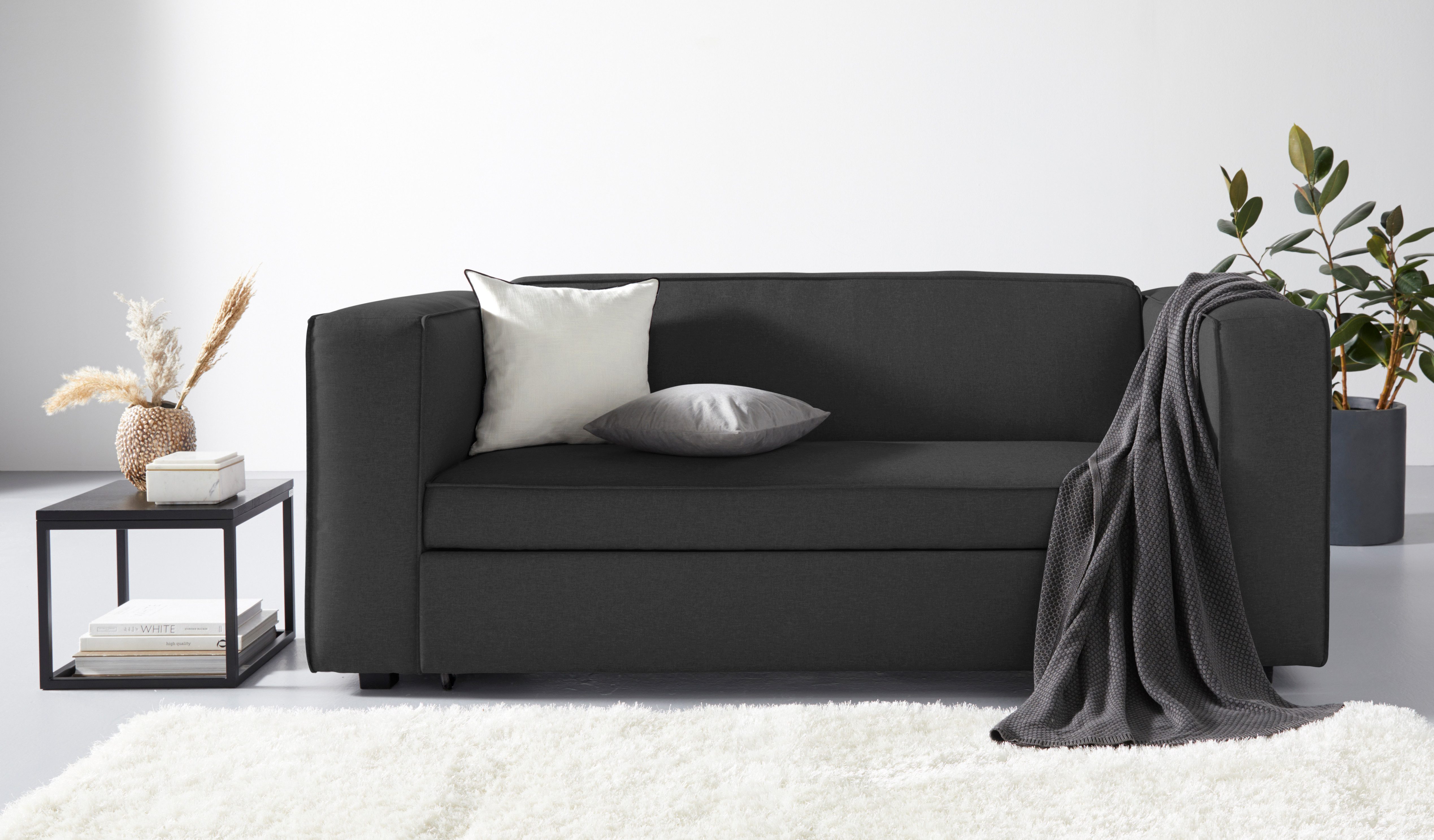 Guido Maria Kretschmer Home&Living Schlafsofa Asmund, Design-Schlafsofa, komfortable Bedienung, perfekter Sitzkomfort, Liegefläche 160/200 cm