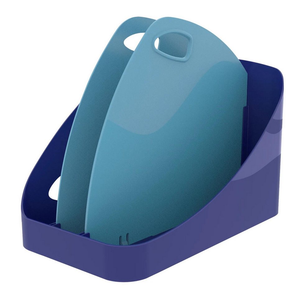 Thumbnail - EXACOMPTA Stehsammler FLEX BOX, Bee Blue - Marineblau/Hellblau - 3500383D, Stehsammler