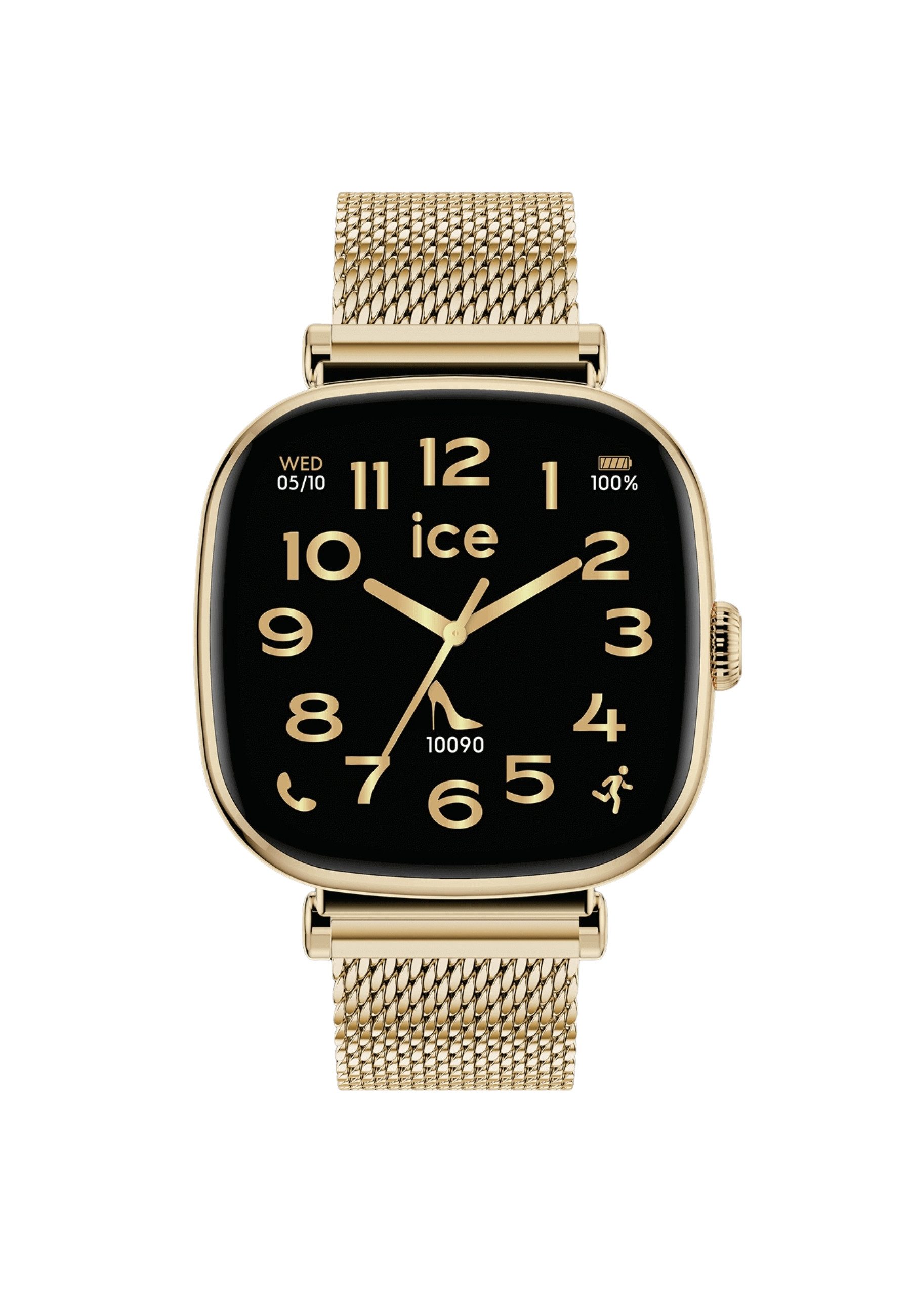 ice-watch ICE smart SQ 2.0 quadratisch 1.70 - Gold Smartwatch Set