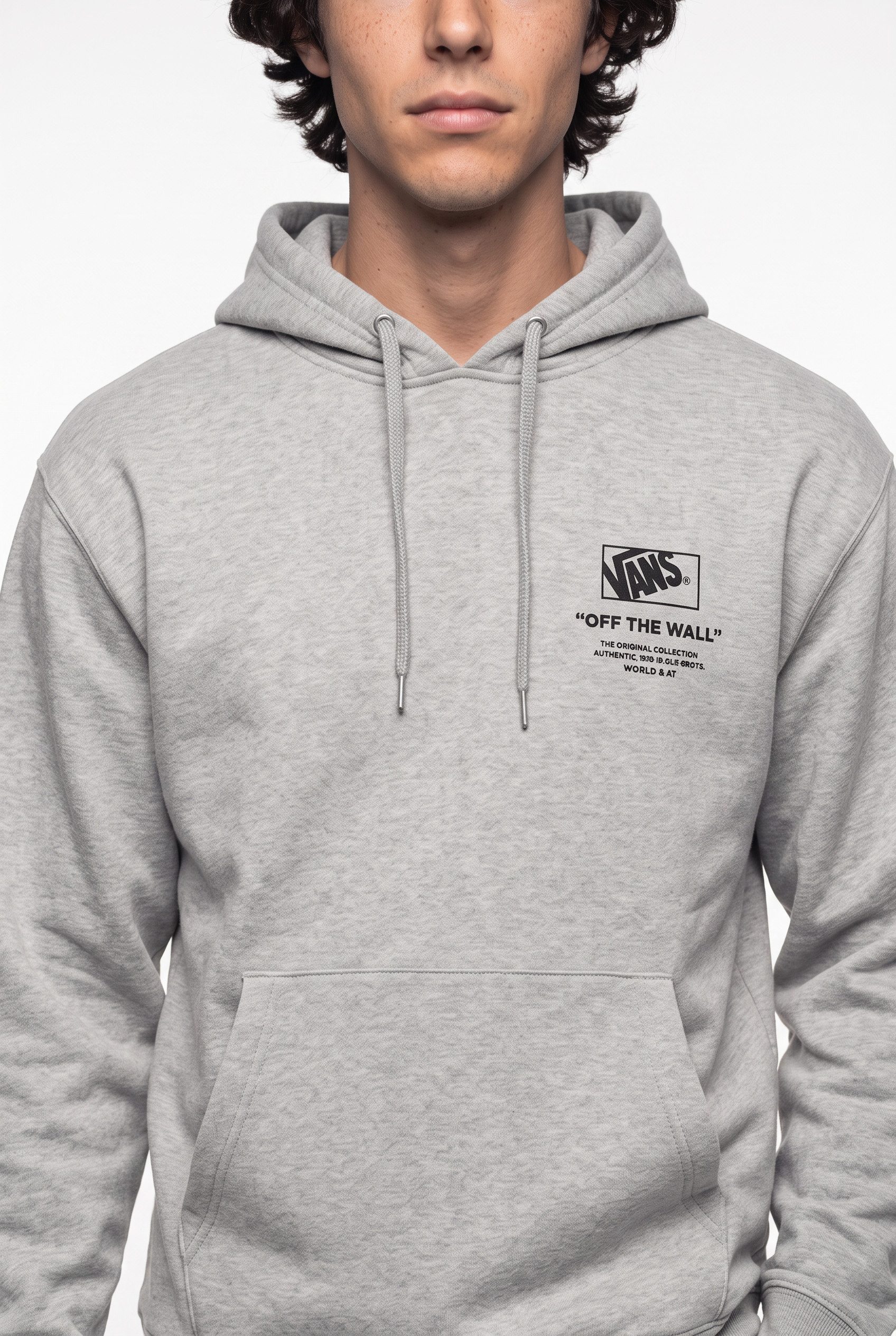 Vans Kapuzensweatshirt STACKED HI PULLOVER sportlicher Stil, mit Rundhalsausschnitt, aus Baumwolle und Polyester – Bild 3 von 5