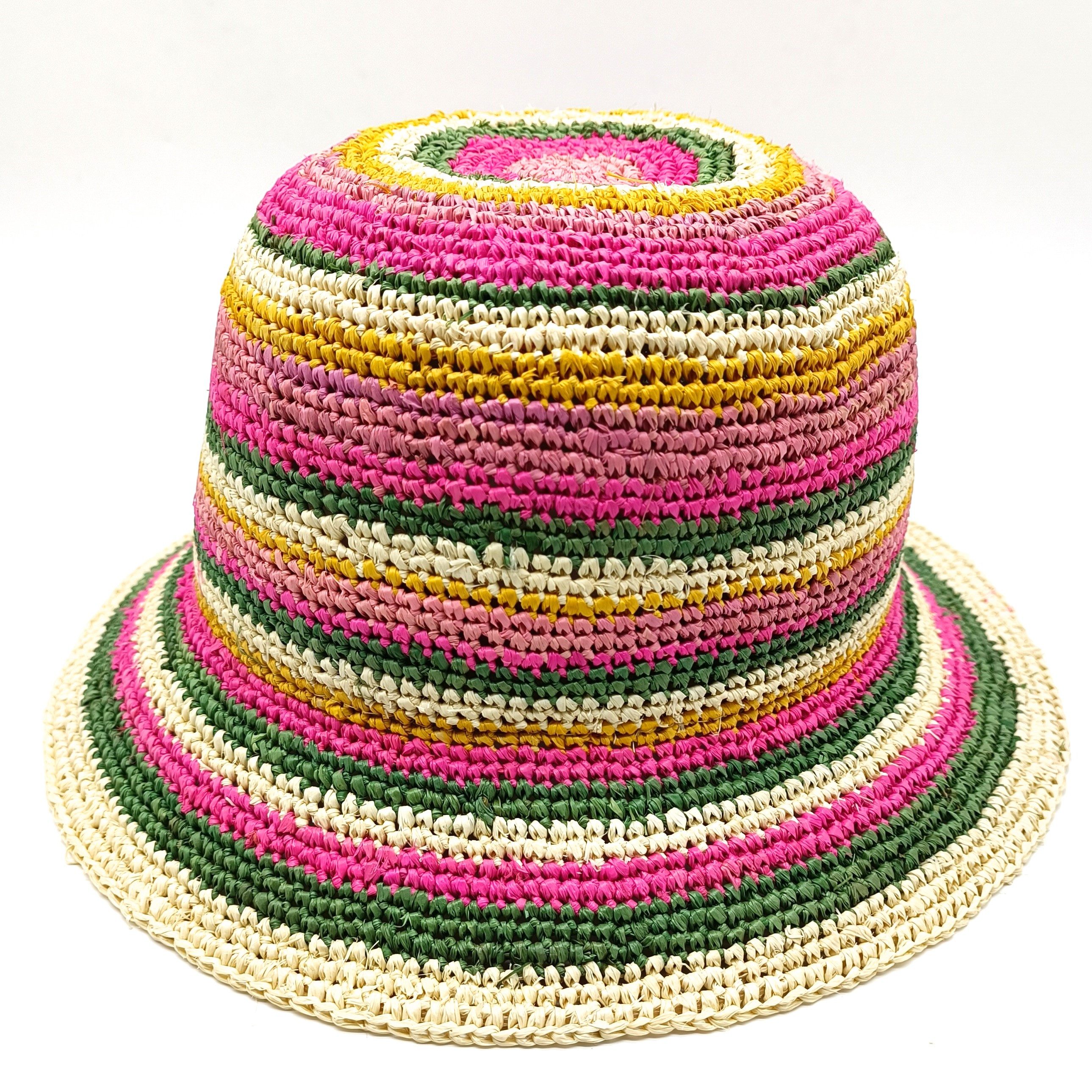 Fiebig Strohhut DA-Strohhut 401 fuchsia