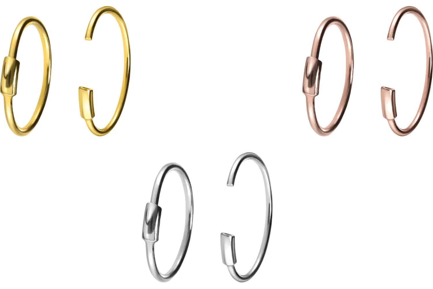 PIERCINGLINE Nasenpiercing 925er Silber Nasenring STAB günstig online kaufen