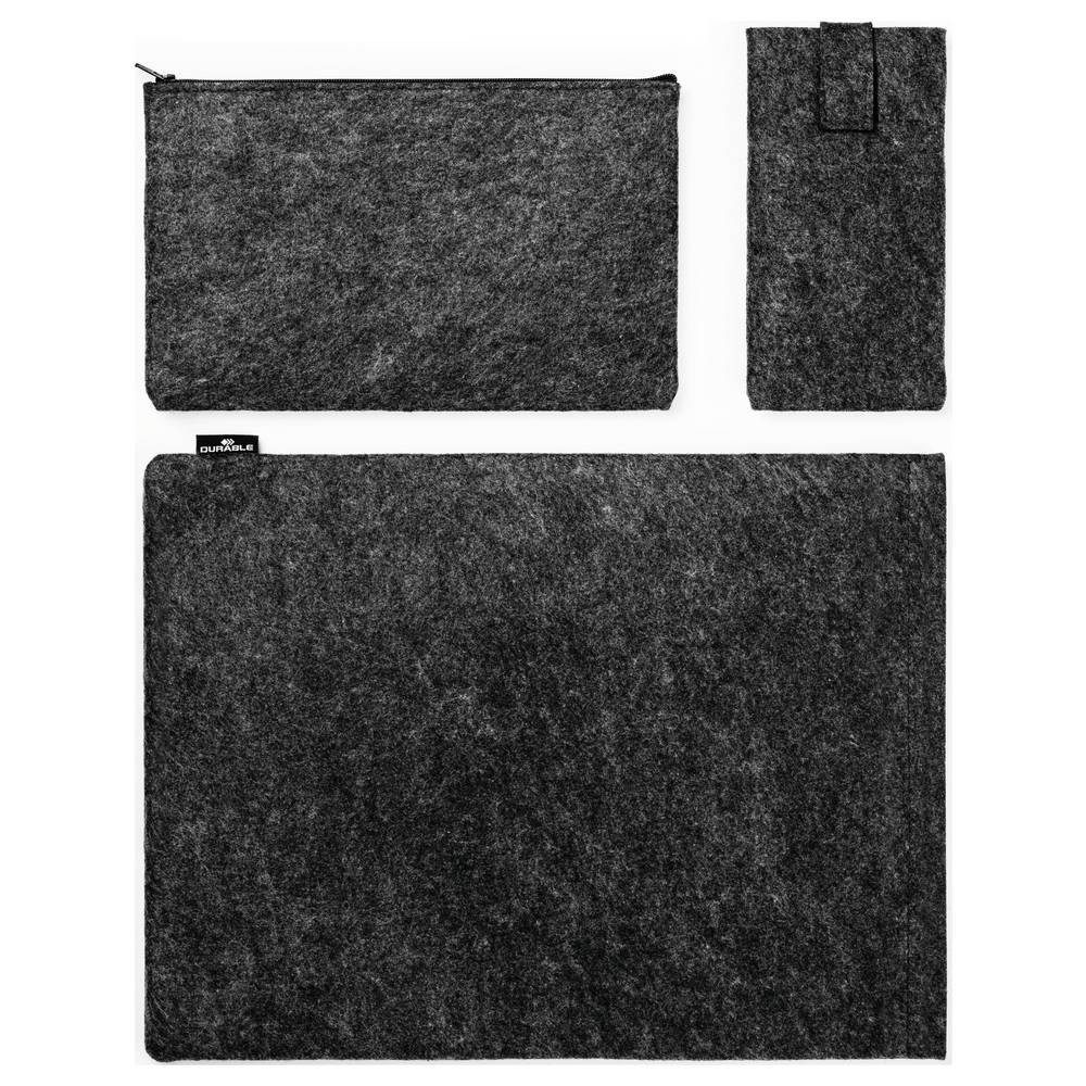 DURABLE Laptoptasche MultiBag 16.4″ EFFECT Notebook-Schutzhülle, Anthrazit 507158