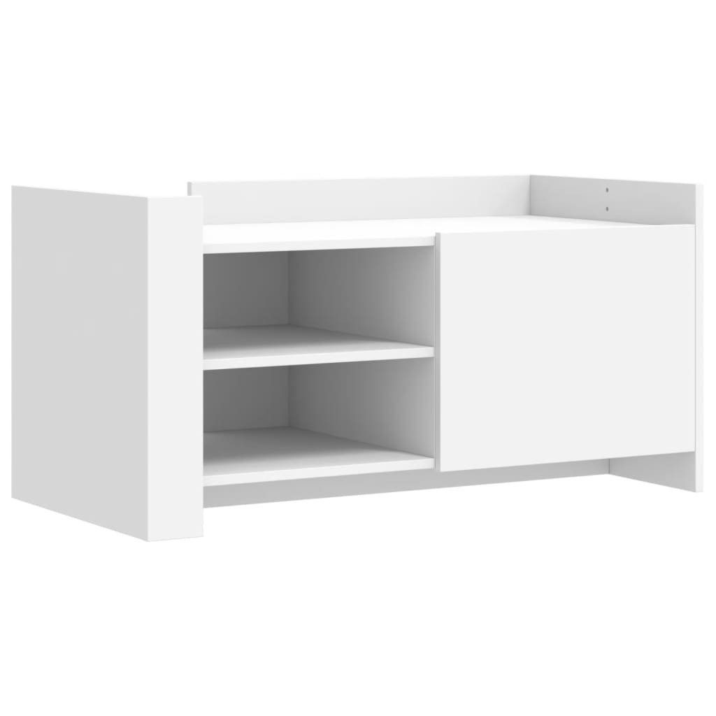 vidaXL Couchtisch Couchtisch Weiß 100x50x50 cm Holzwerkstoff (1-St)