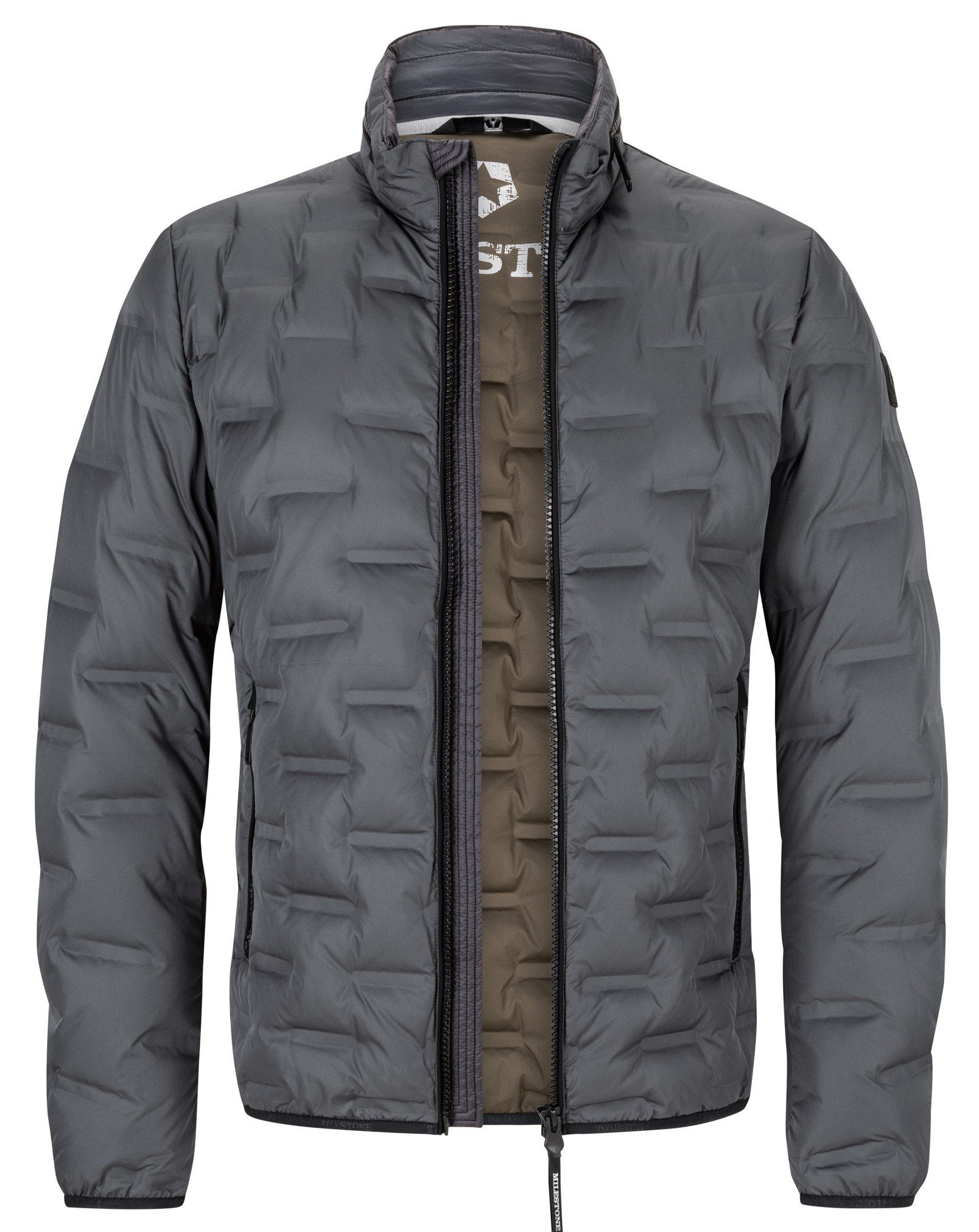 Milestone Steppjacke MSSalvio heat-pressed Verarbeitung in Stepp-Optik, was günstig online kaufen