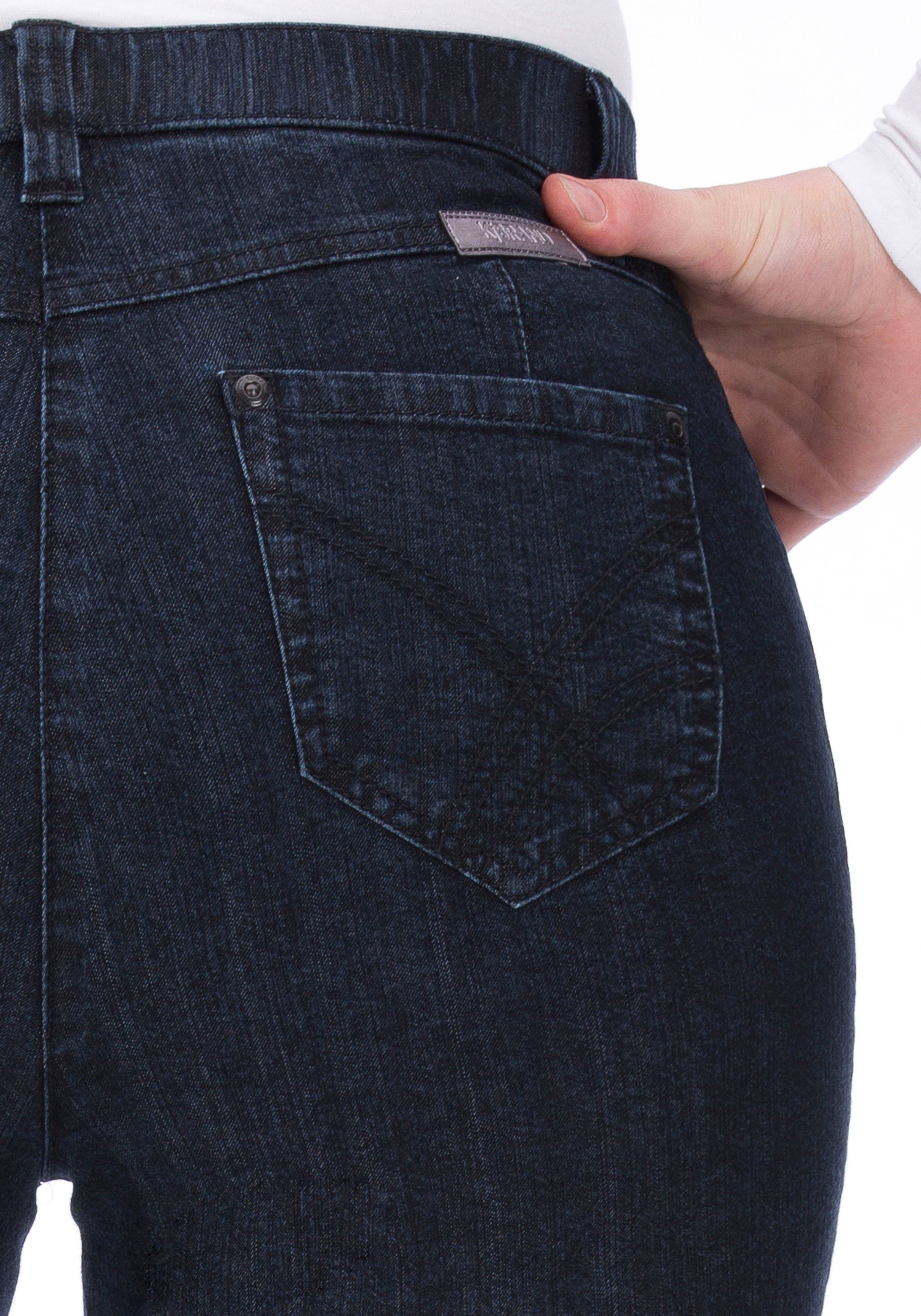 KjBRAND Stretch-Jeans Babsie Stretch-Anteil mit dark-blue Denim Stretch