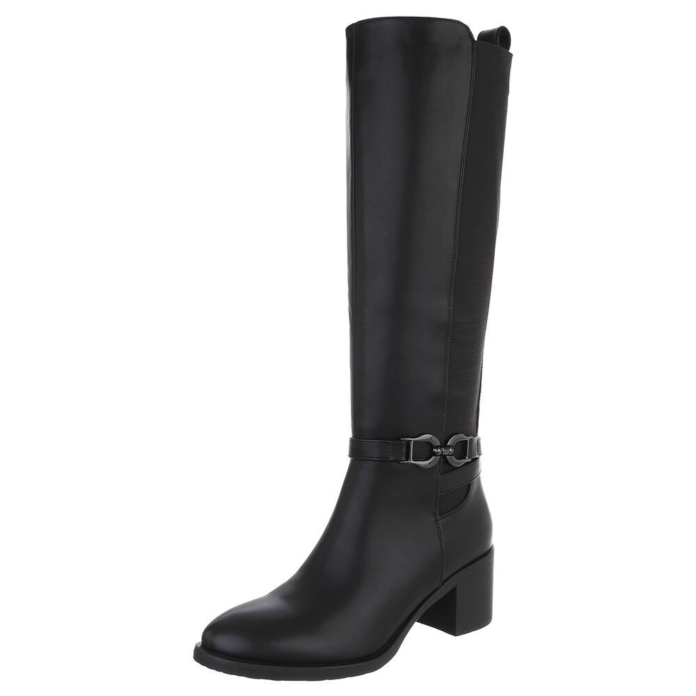 Kniehohe Stiefel mit Blockabsatz für Damen - Elegant & Komfortabel Stiefel
