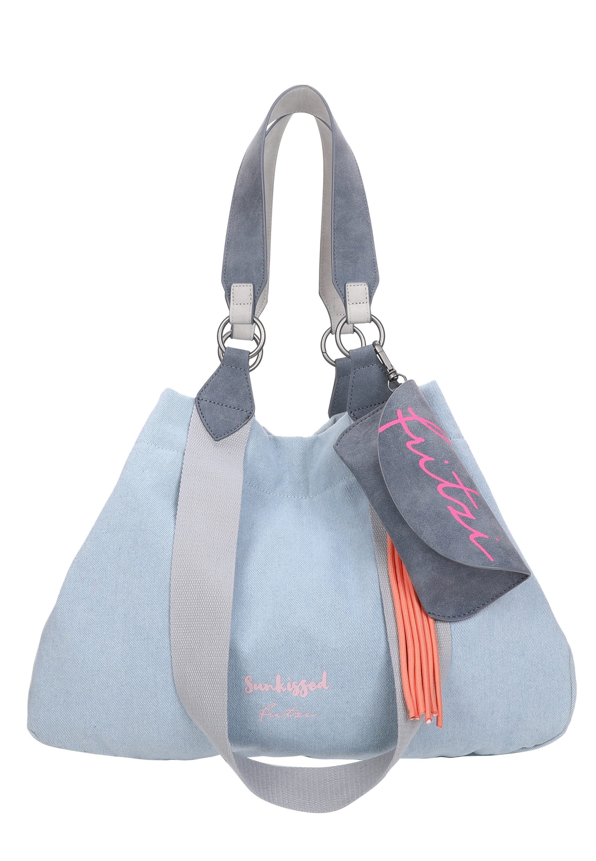 Henkeltasche Izzy Medium Limited Washed Denim