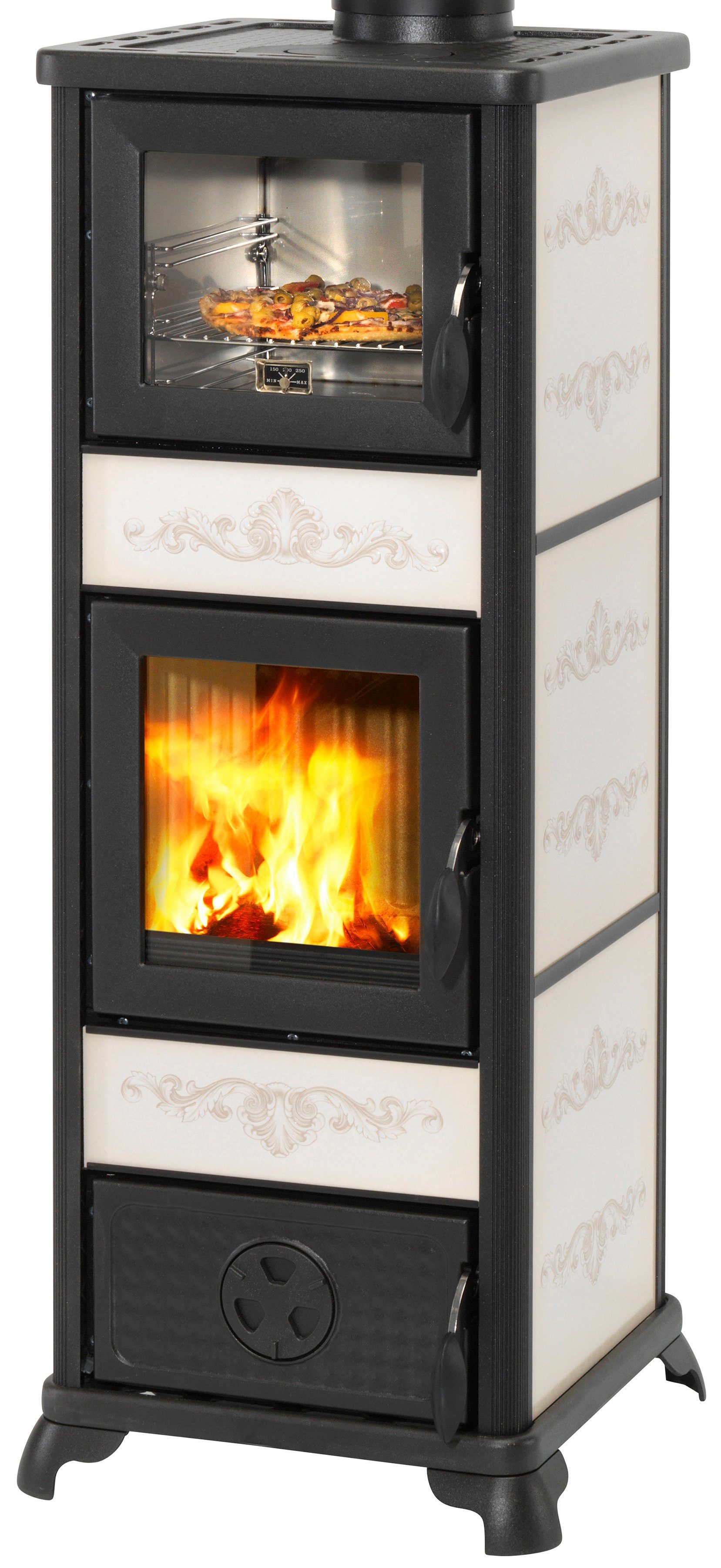 Globefire Kaminofen Norah Forno Gusseisen 7 2 Kw Zweifarbig
