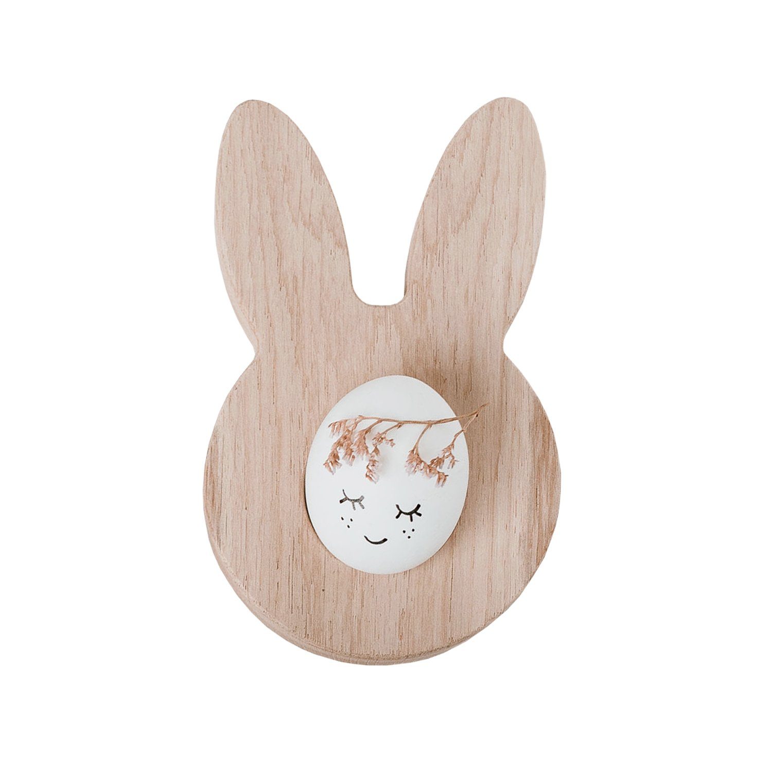 Eulenschnitt Eierbecher Eierhalter Holz Hase, (1-tlg)