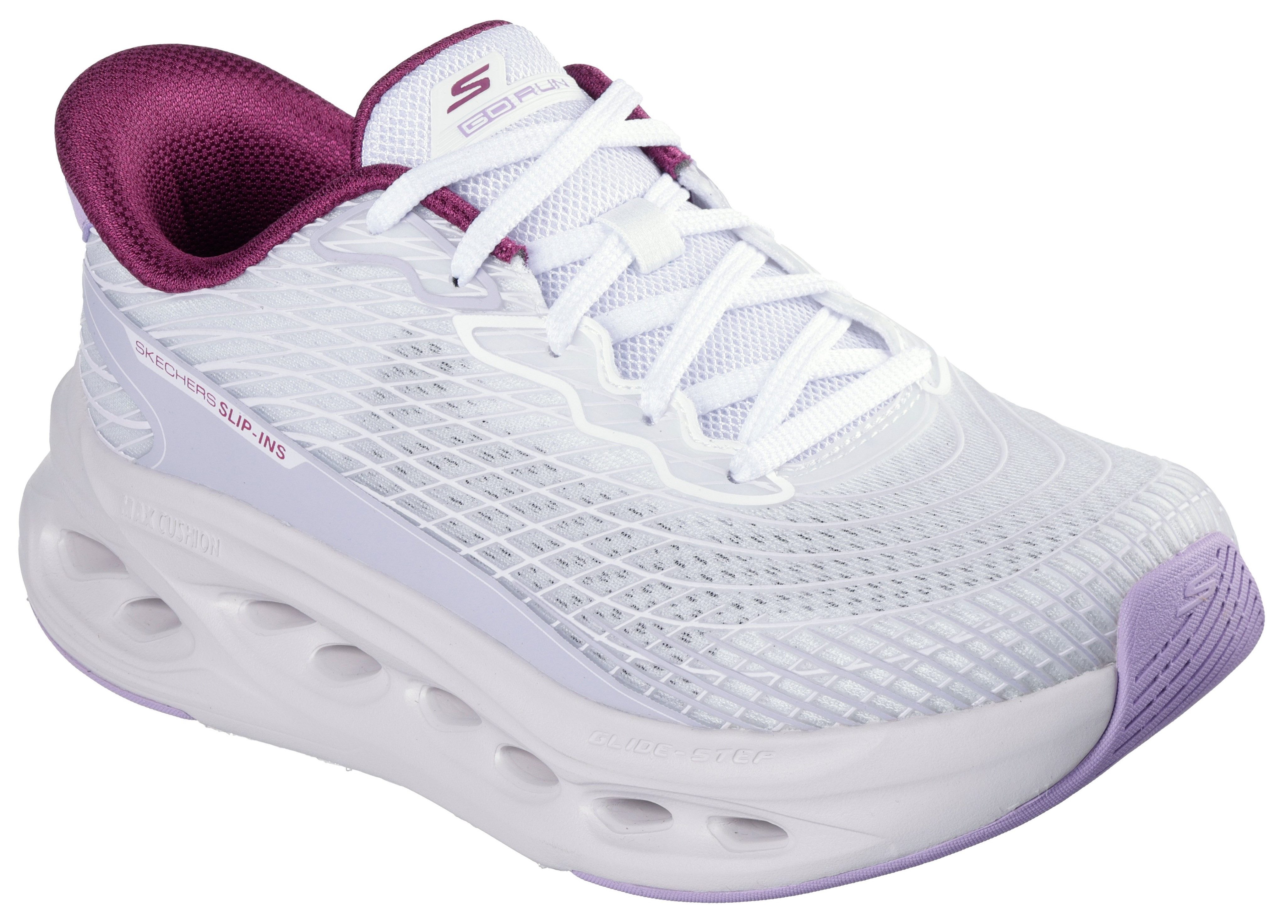 Skechers MAX CUSHIONING GLIDE-STEP-SAPPHIRE Slip-On Sneaker Laufschuh, Trai günstig online kaufen
