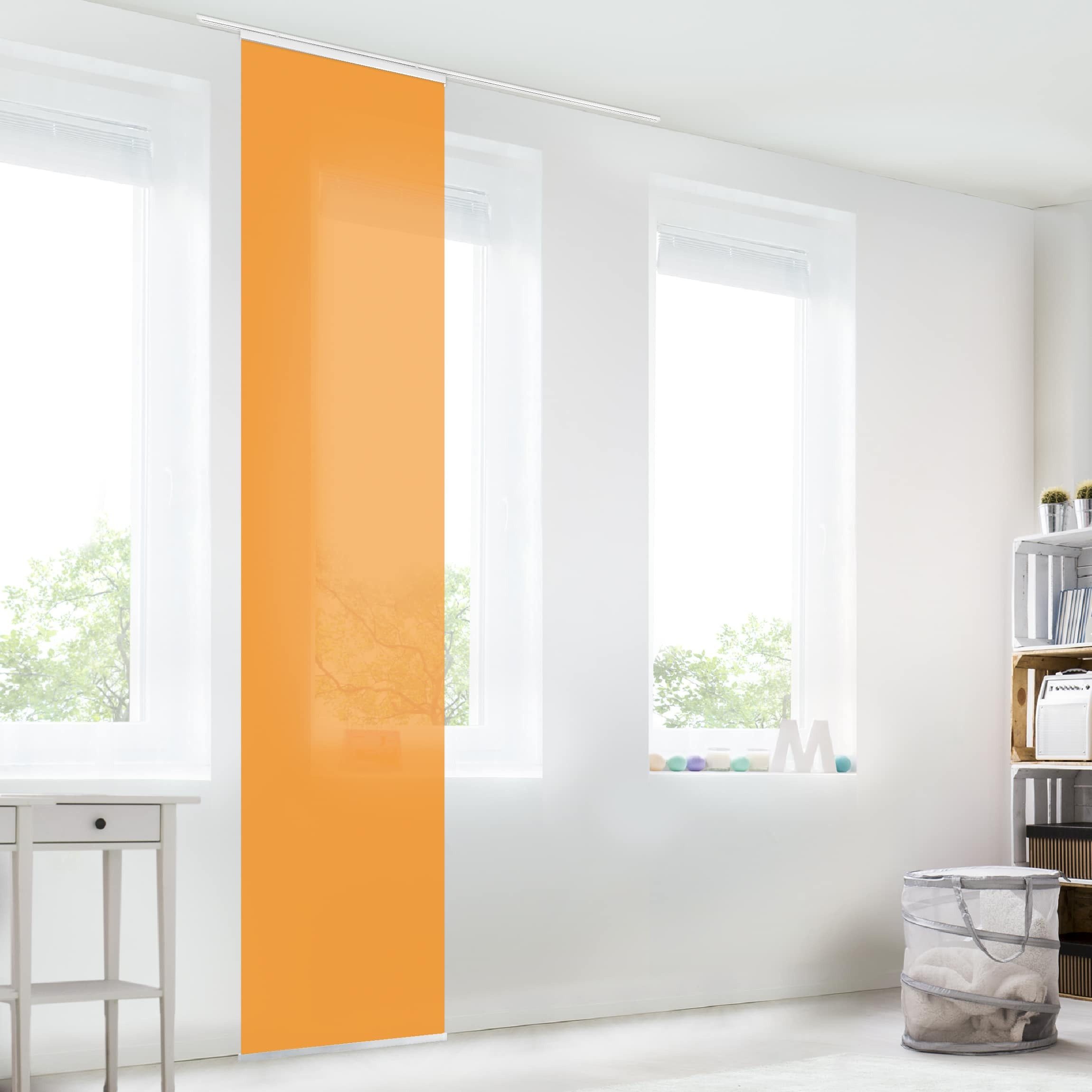 Bilderdepot24 Schiebegardine modern Flächenvorhang blickdicht Mango, günstig online kaufen