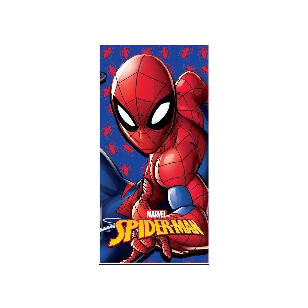 Spiderman Badetücher Spider-Man Web Strike Strandtuch 70x140, 100% Polyester (1-St)