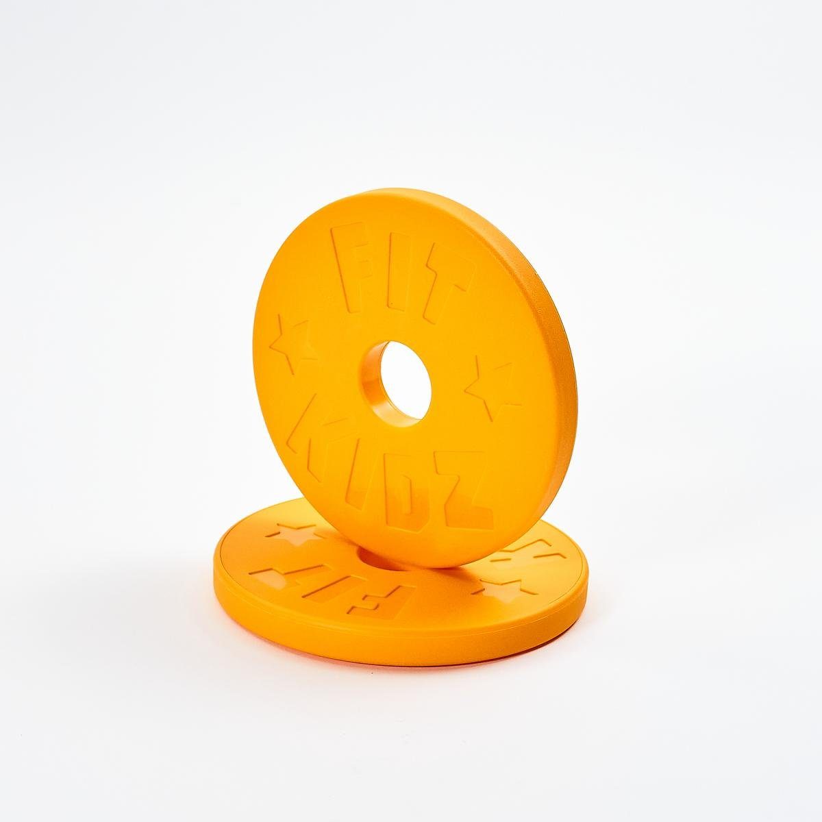 FitKidz Hantelscheiben Kinder Hantelscheiben Bumper Plates Spielzeug Geschenkidee, (Packung, jeweils 2 Plates)